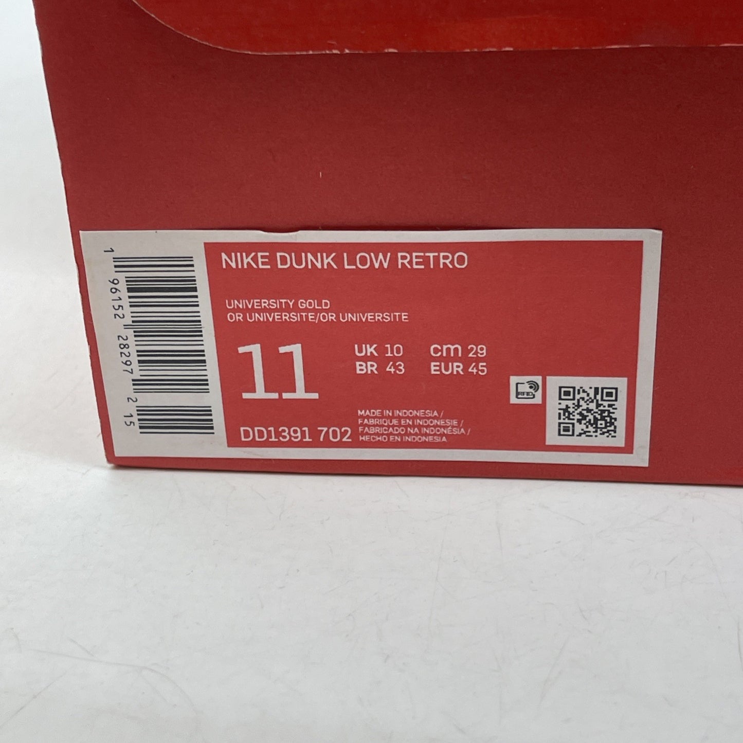 Size 11 - Nike Dunk Low Retro Arizona State Sun Devils 2022 (DD1391-702)