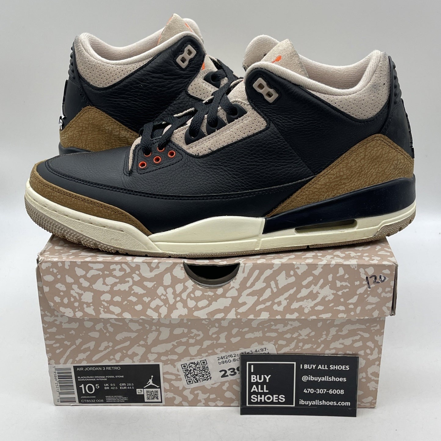 Size 10.5 - Air Jordan 3 Retro Mid Desert Elephant (CT8532-008)
