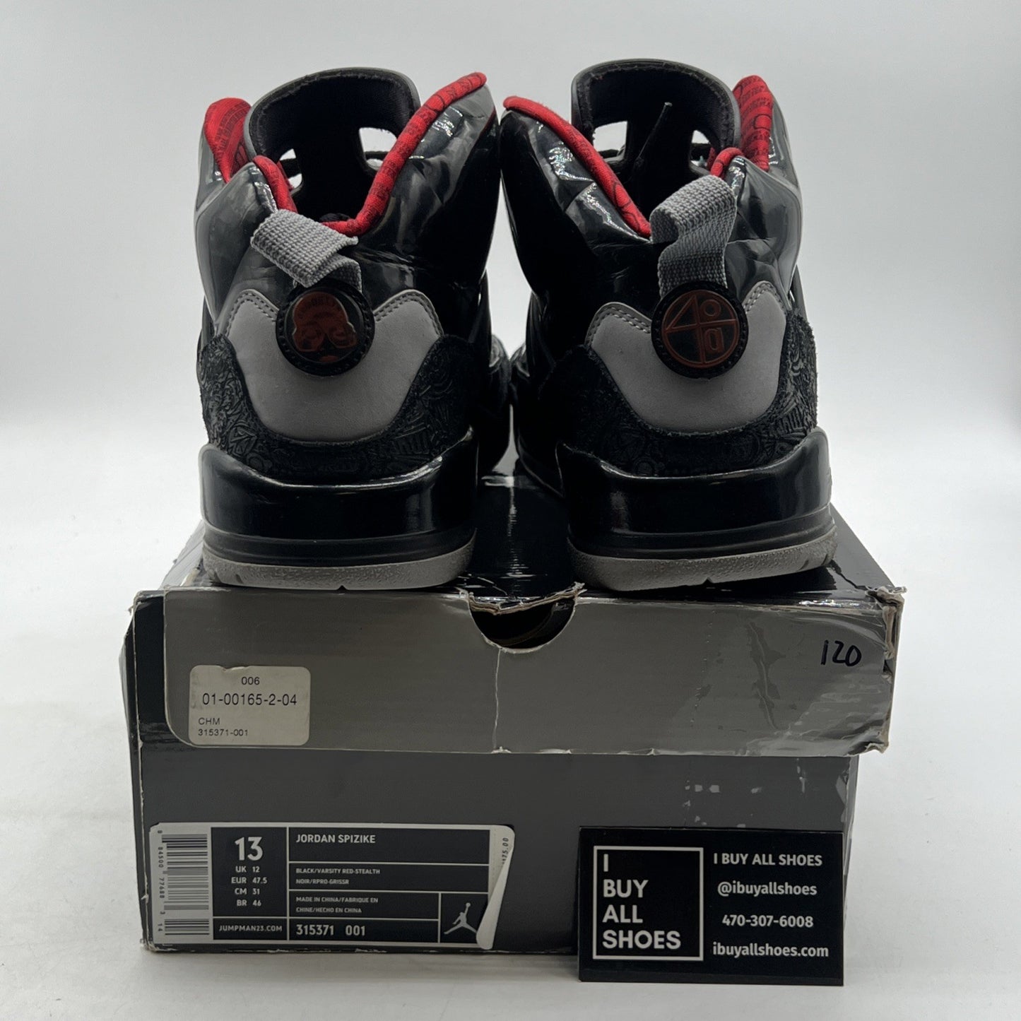Size 13 - Jordan Spizike Stealth (315371-001)