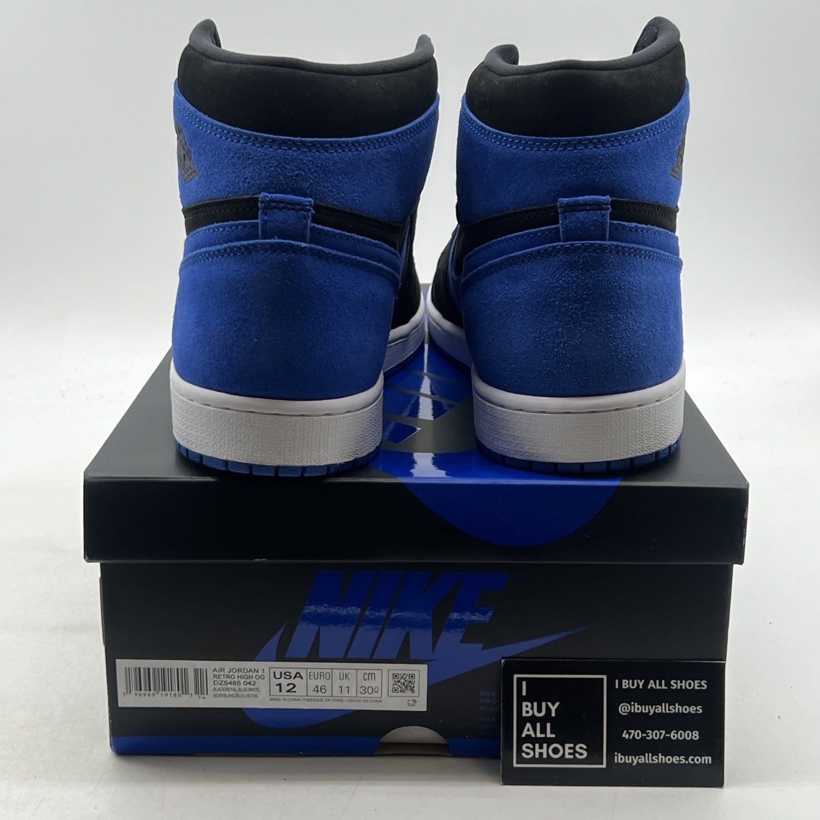 Size 12 - Air Jordan 1 Retro OG High Royal Reimagined (DZ5485-042)