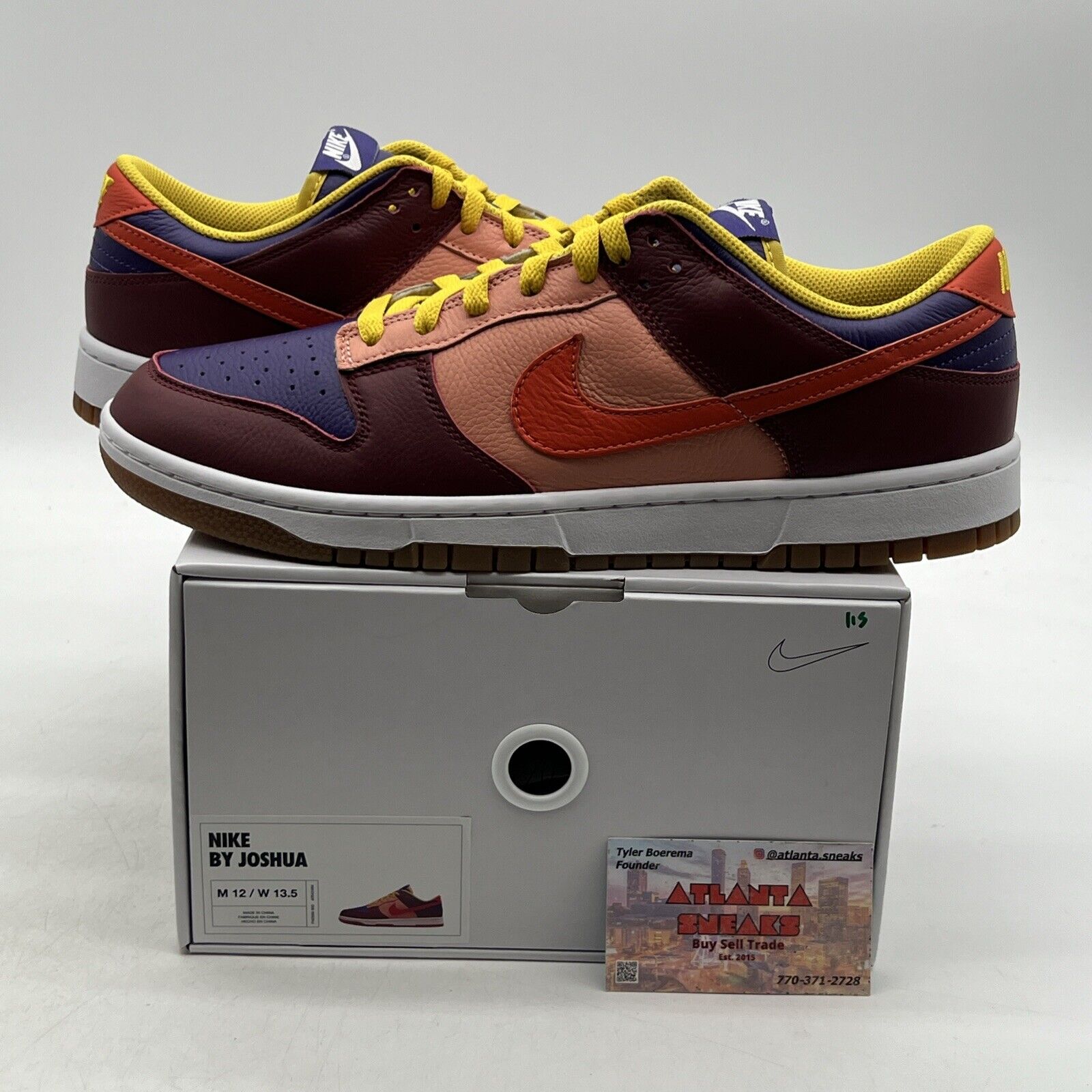 Size 12 - Nike Dunk Low Nike By You Id "Multi Color" (FN0569-900)