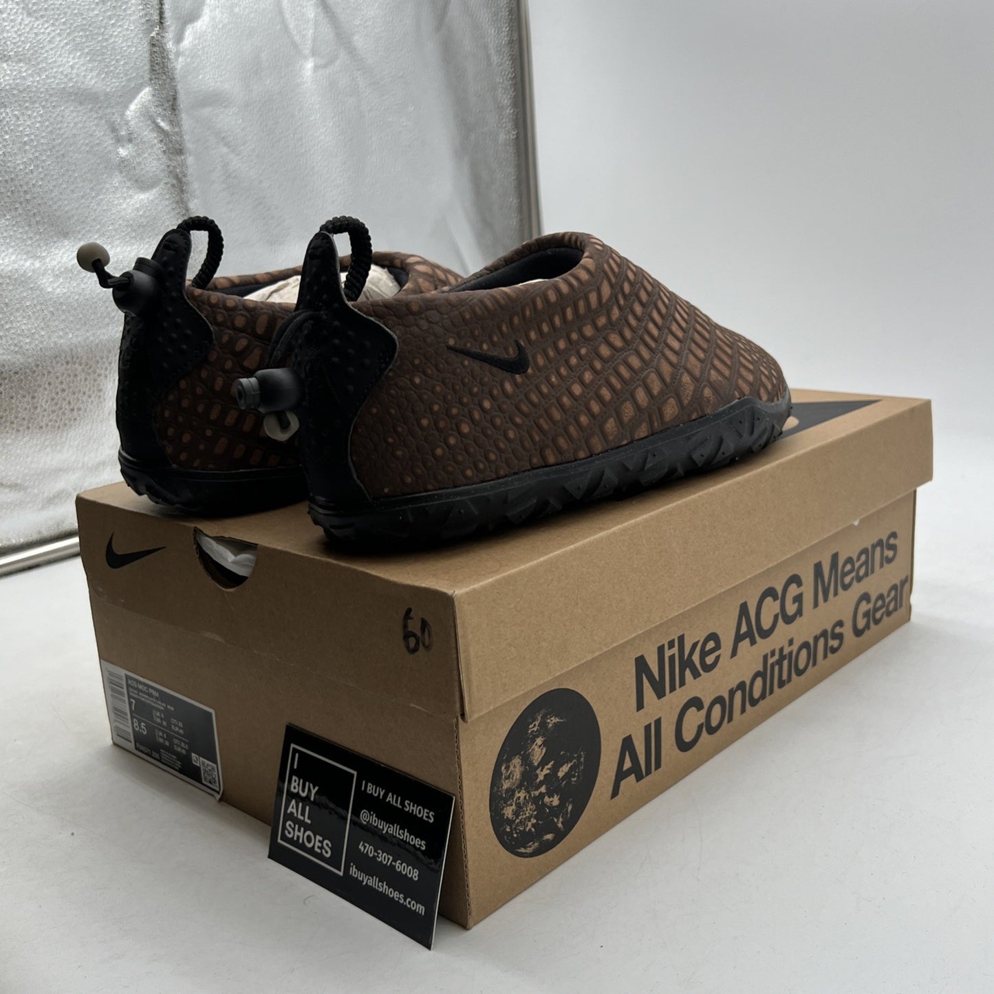 Size 7 - Nike ACG Moc Premium Cacao Wow Croc (FV4571-200)
