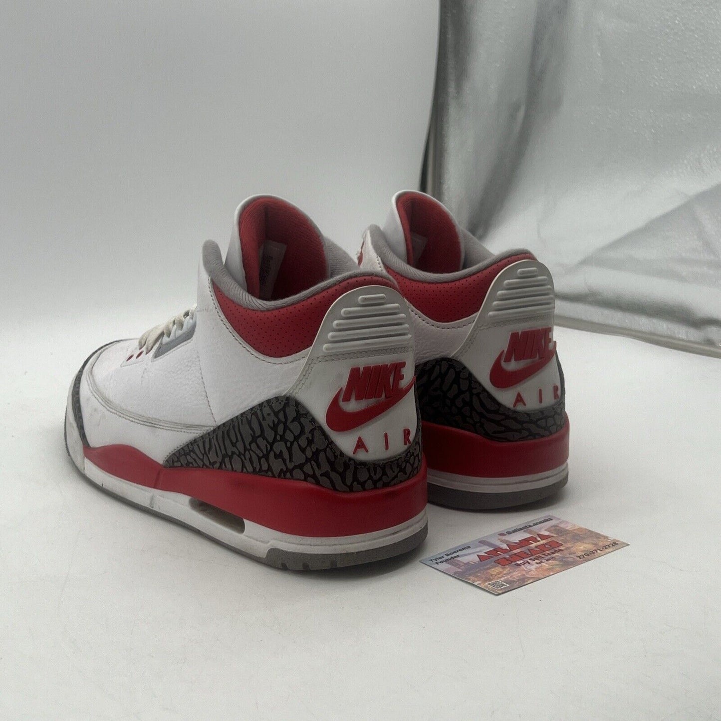 Size 11.5 - Jordan 3 Retro Mid Fire Red White Grey Leather (DN3707-160)