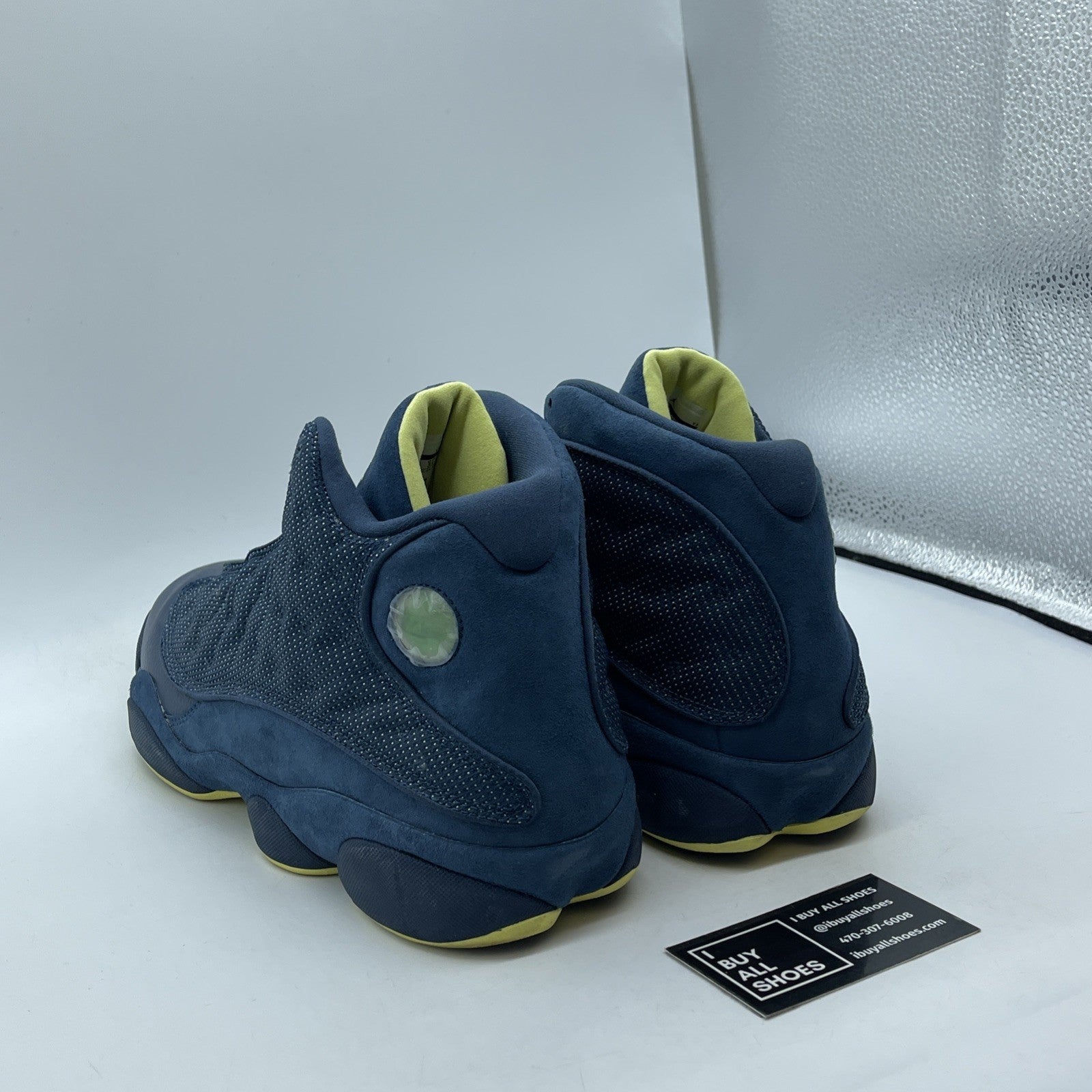 Size 13 - Air Jordan 13 Retro Squadron Blue Suede Leather (414571-405)