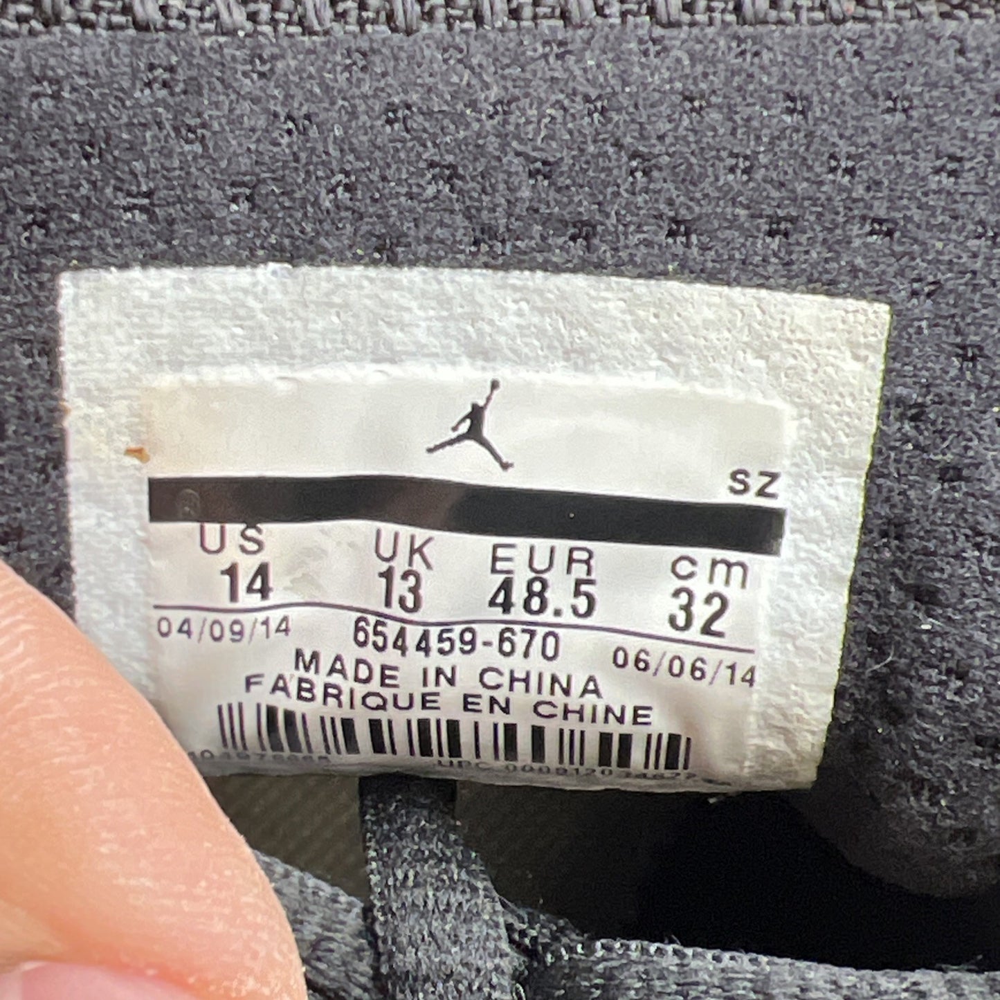 Size 14 - Air Jordan 14 Retro Ferrari (654459-670)