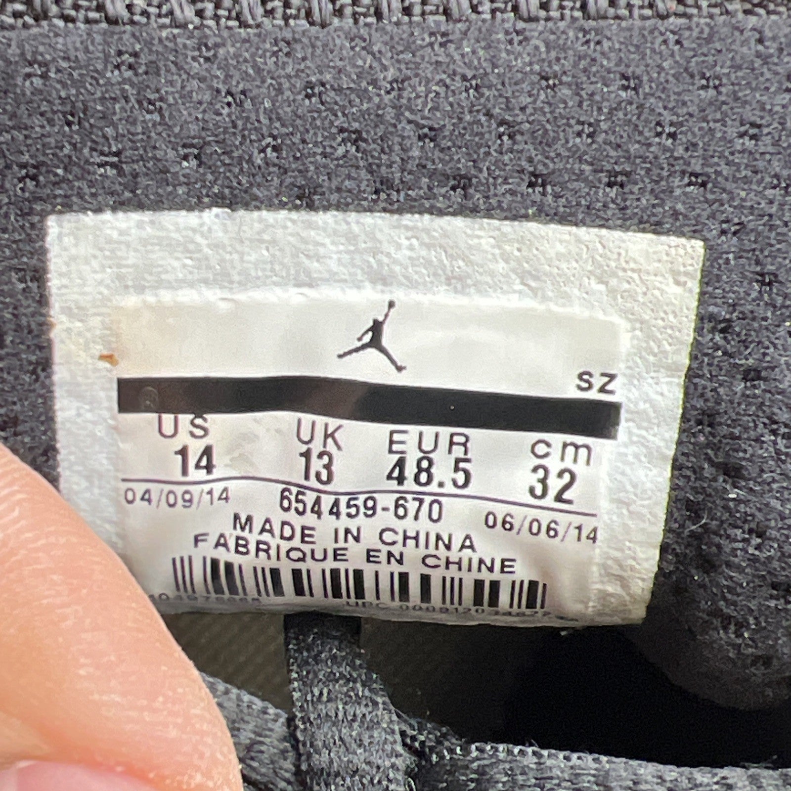 Size 14 - Air Jordan 14 Retro Ferrari (654459-670)