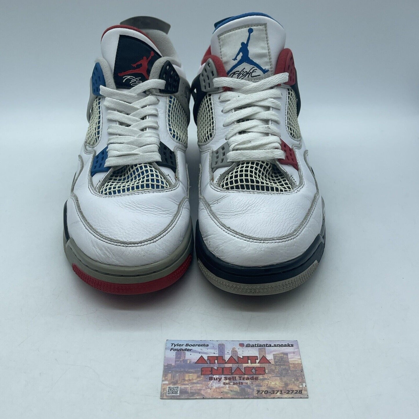 Size 11 - Jordan 4 Retro SE Mid What The 4 White Leather Grey (CI1184-146)