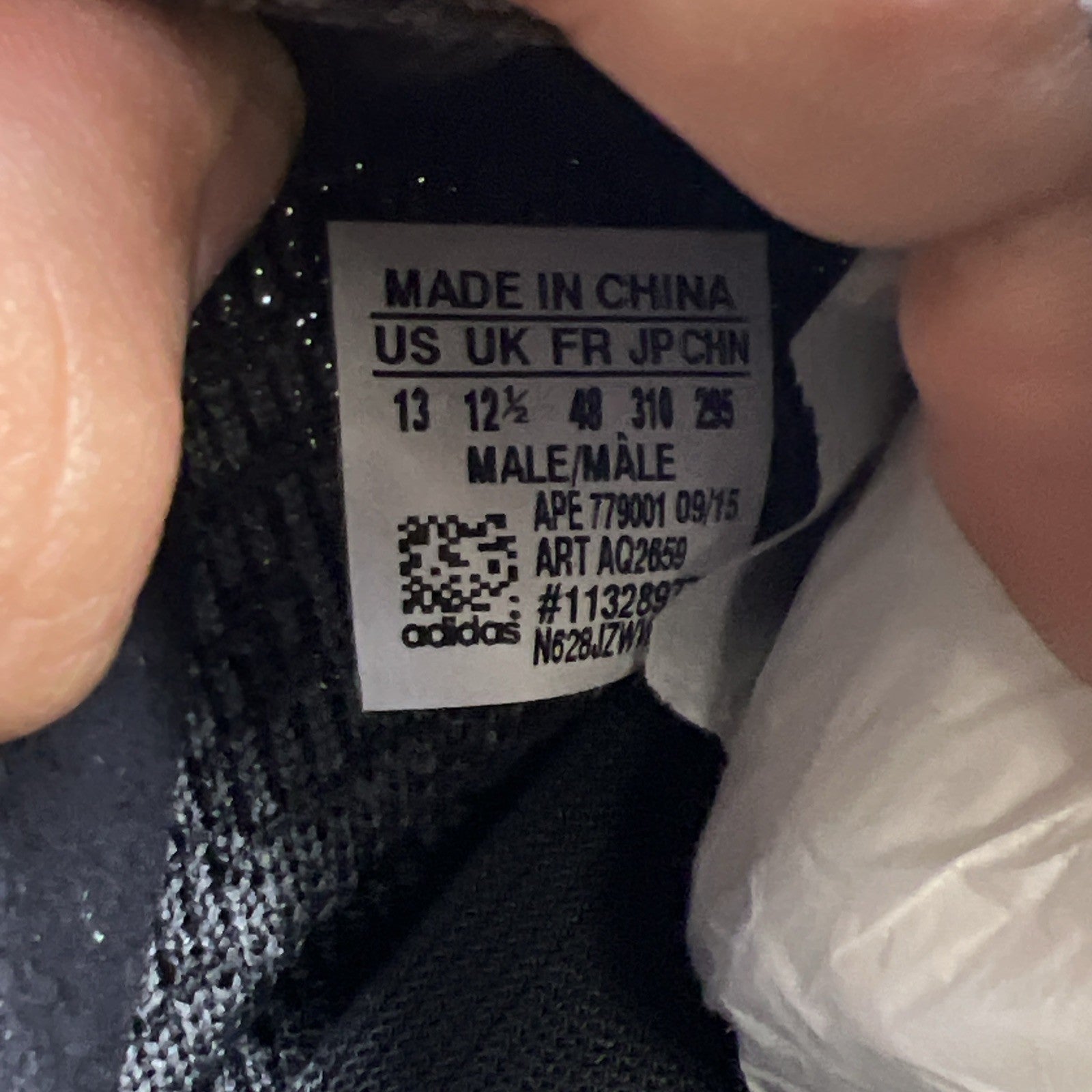 Size 13 - adidas Yeezy Boost 350 2015 Pirate Black (AQ2659)