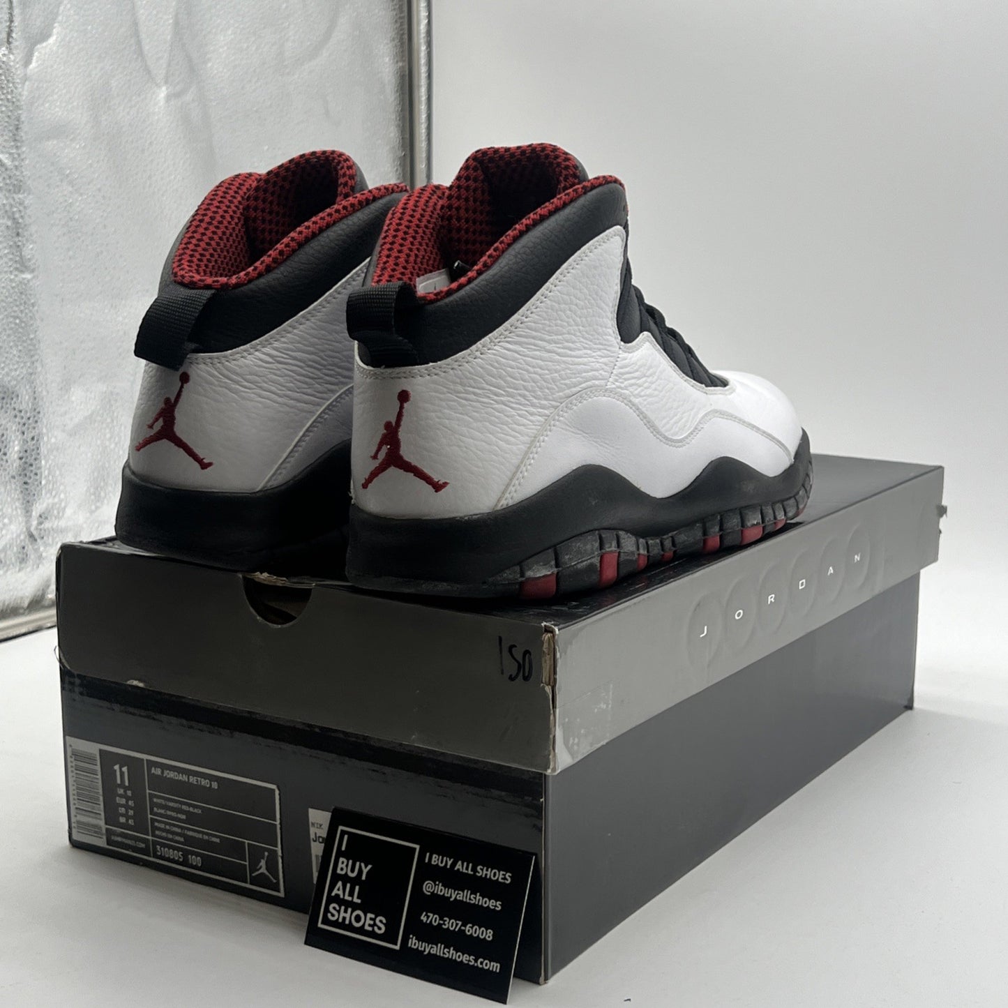 Size 11 - Air Jordan 10 Retro 2012 Chicago (310805-100)