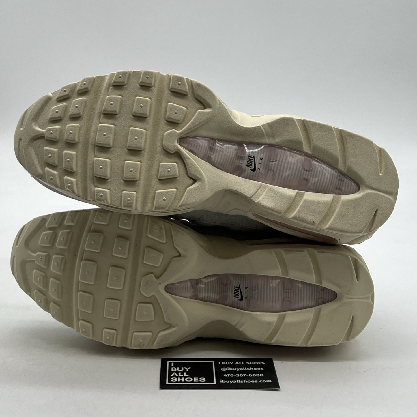 Size 9.5 - Nike Air Max 95 Grey Fog Pink Foam (DX2670-001)