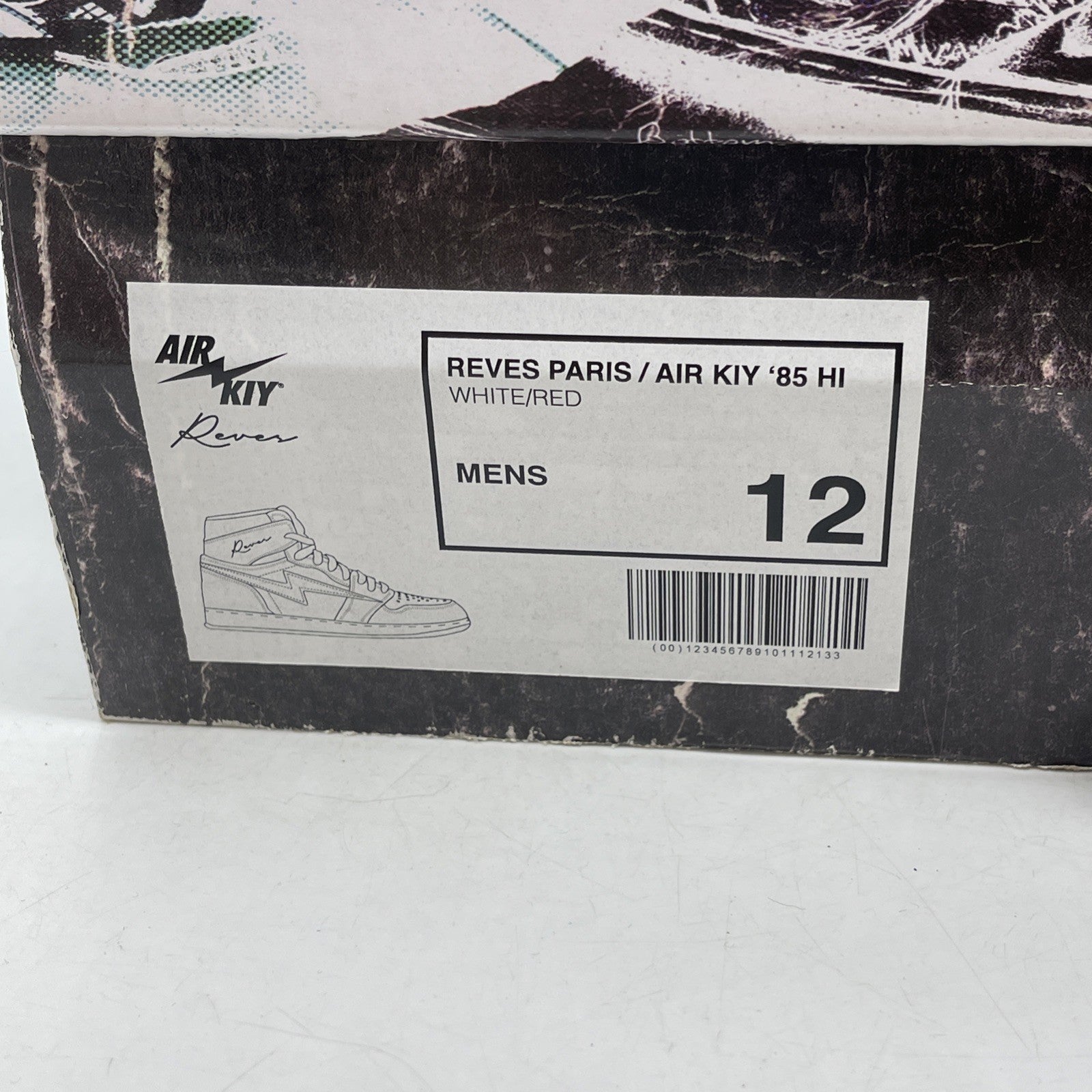 Size 12 - reves paris air kiy White Red