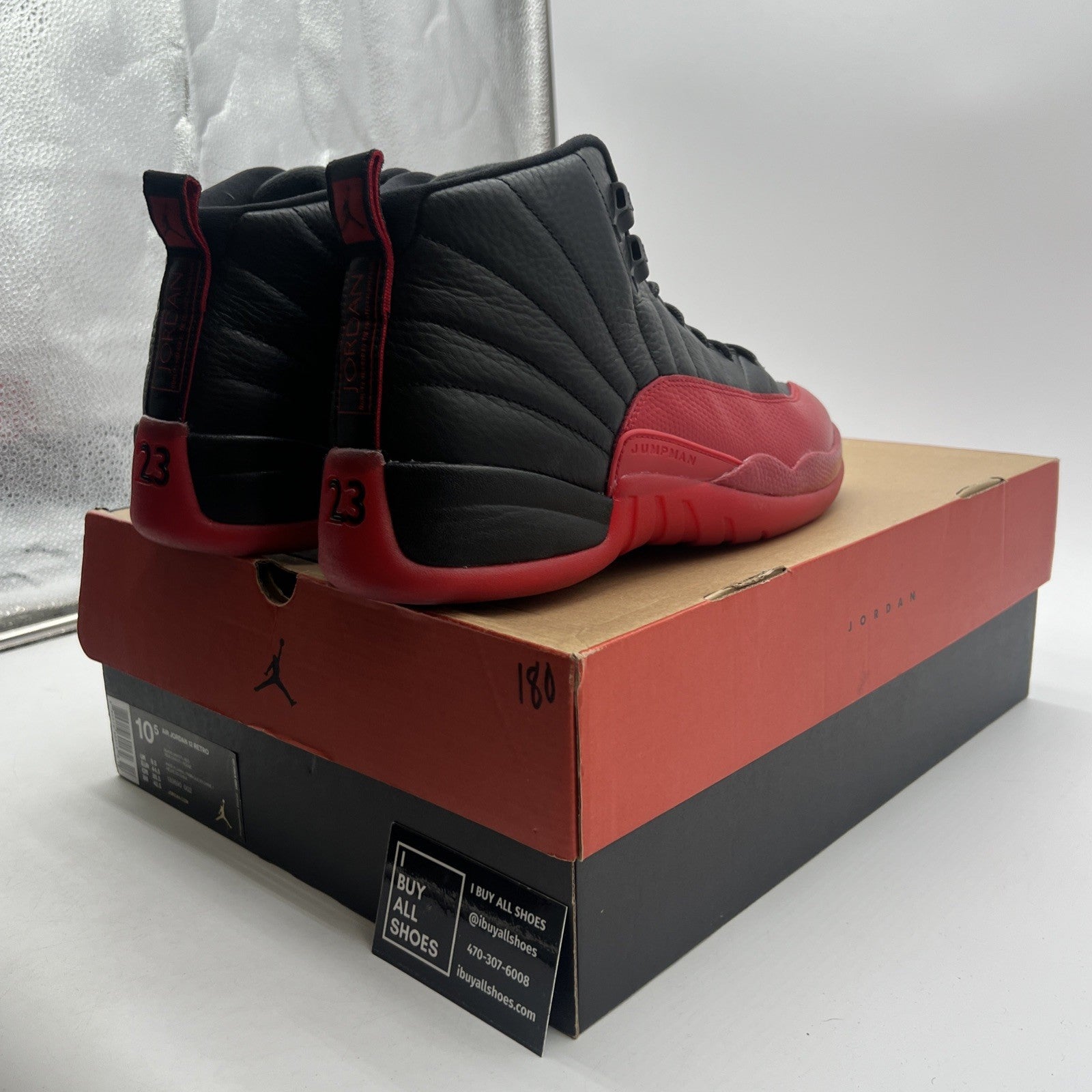 Size 10.5 - Air Jordan 12 Retro Mid Flu Game (130690-002)