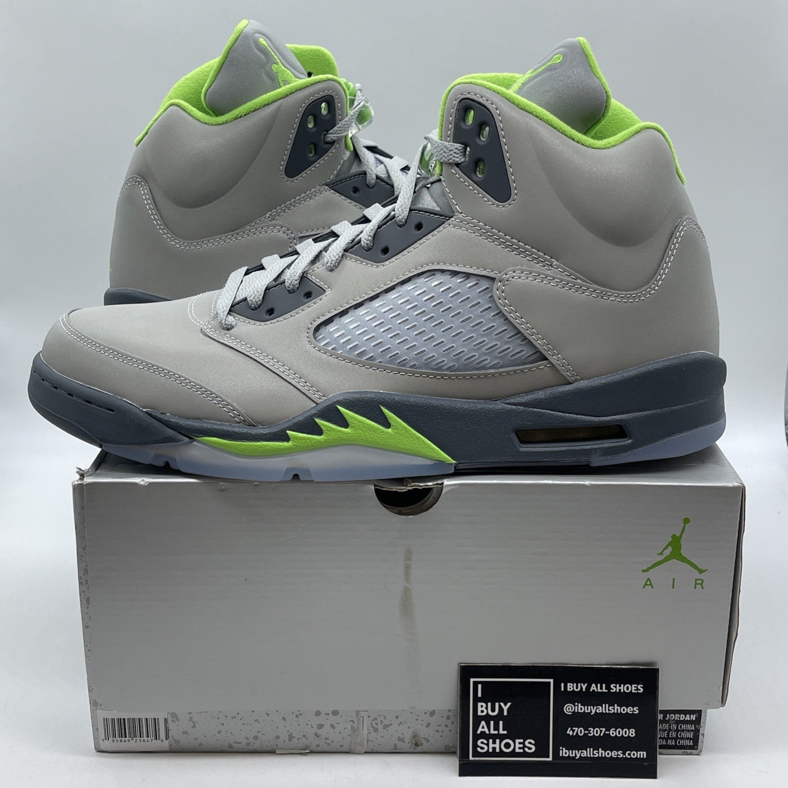 Size 13 - Air Jordan 5 Retro Green Bean (DM9014-003)