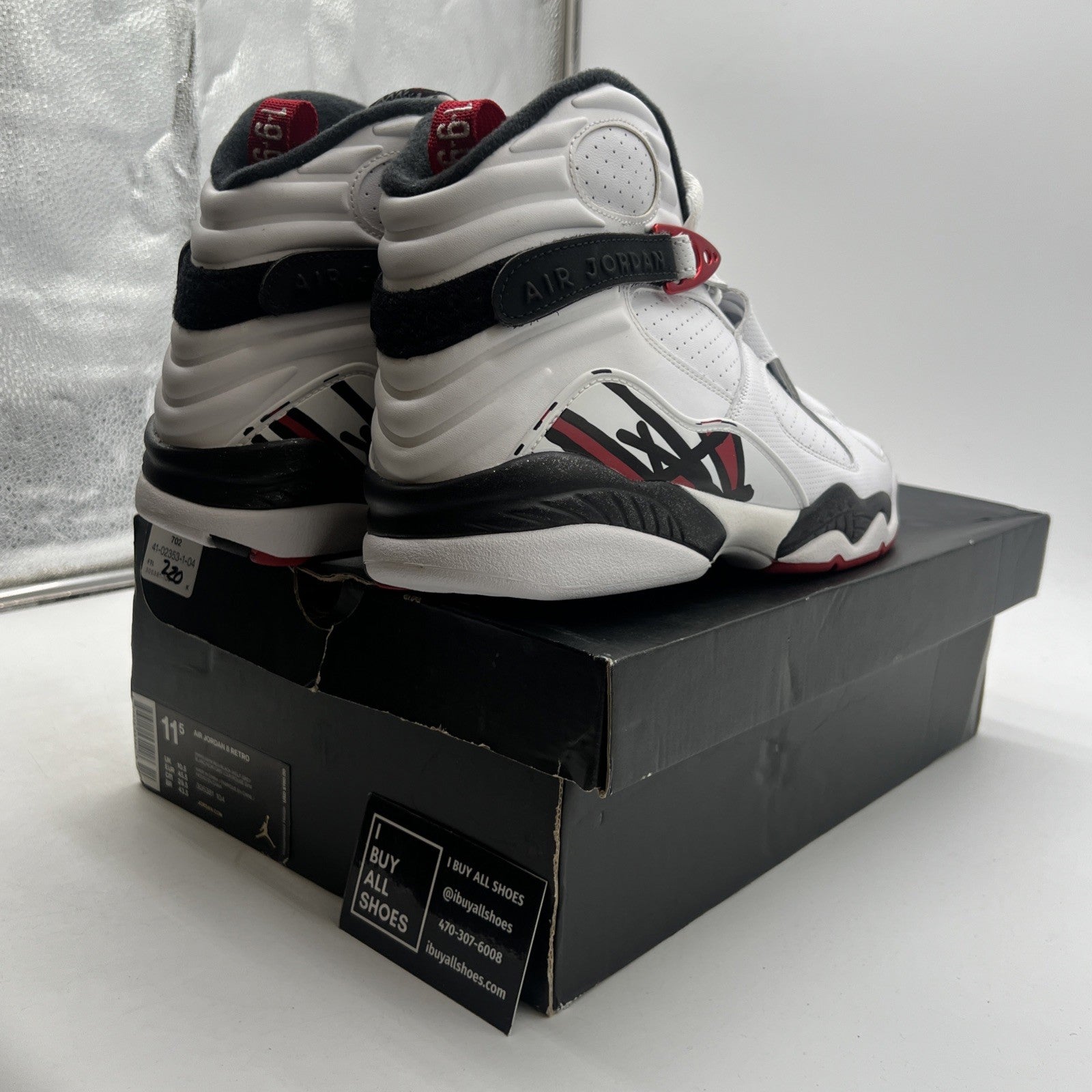 Size 11.5 - Air Jordan 8 Retro Alternate (305381-104)