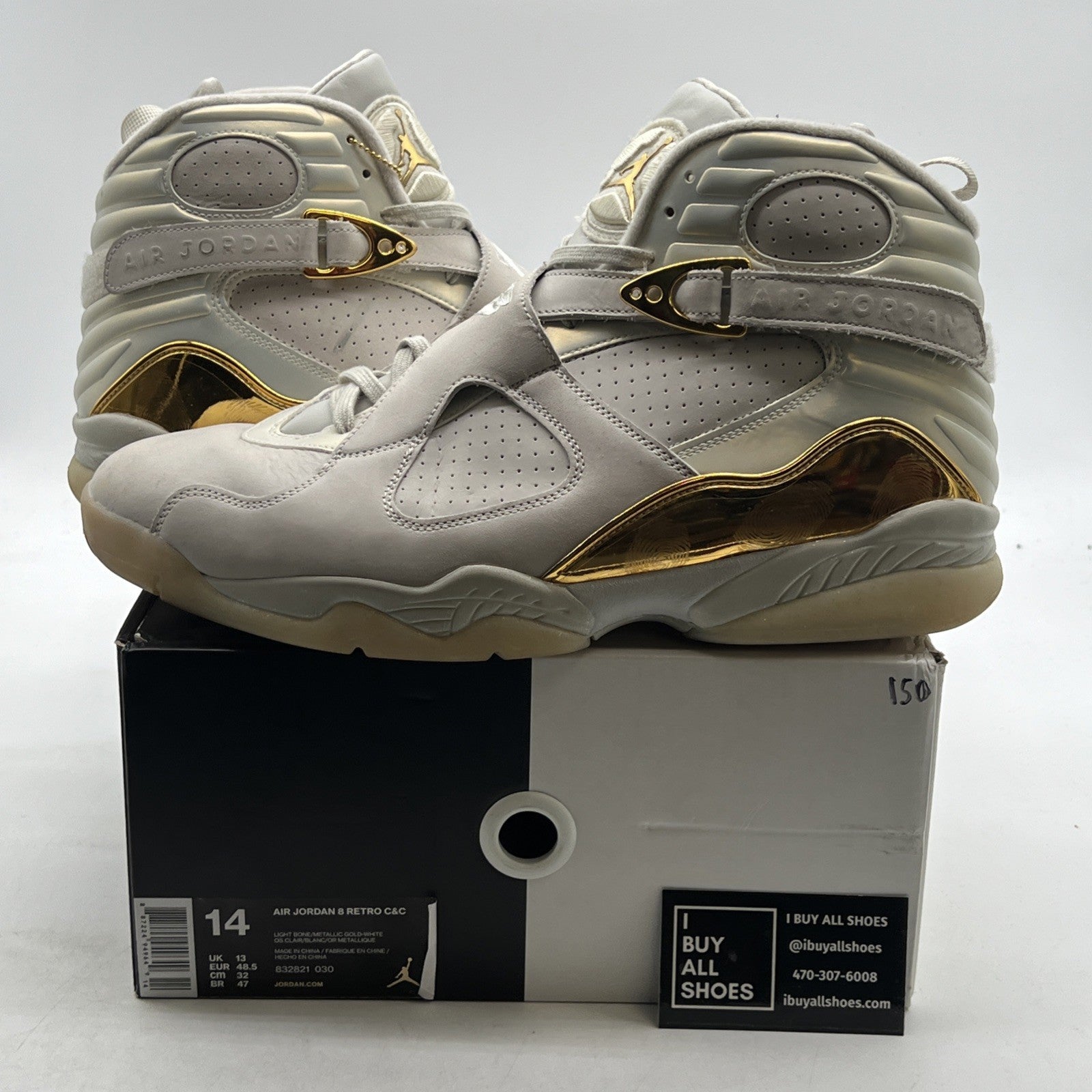 Size 14 - Air Jordan 8 Retro C&C Trophy (832821-030)
