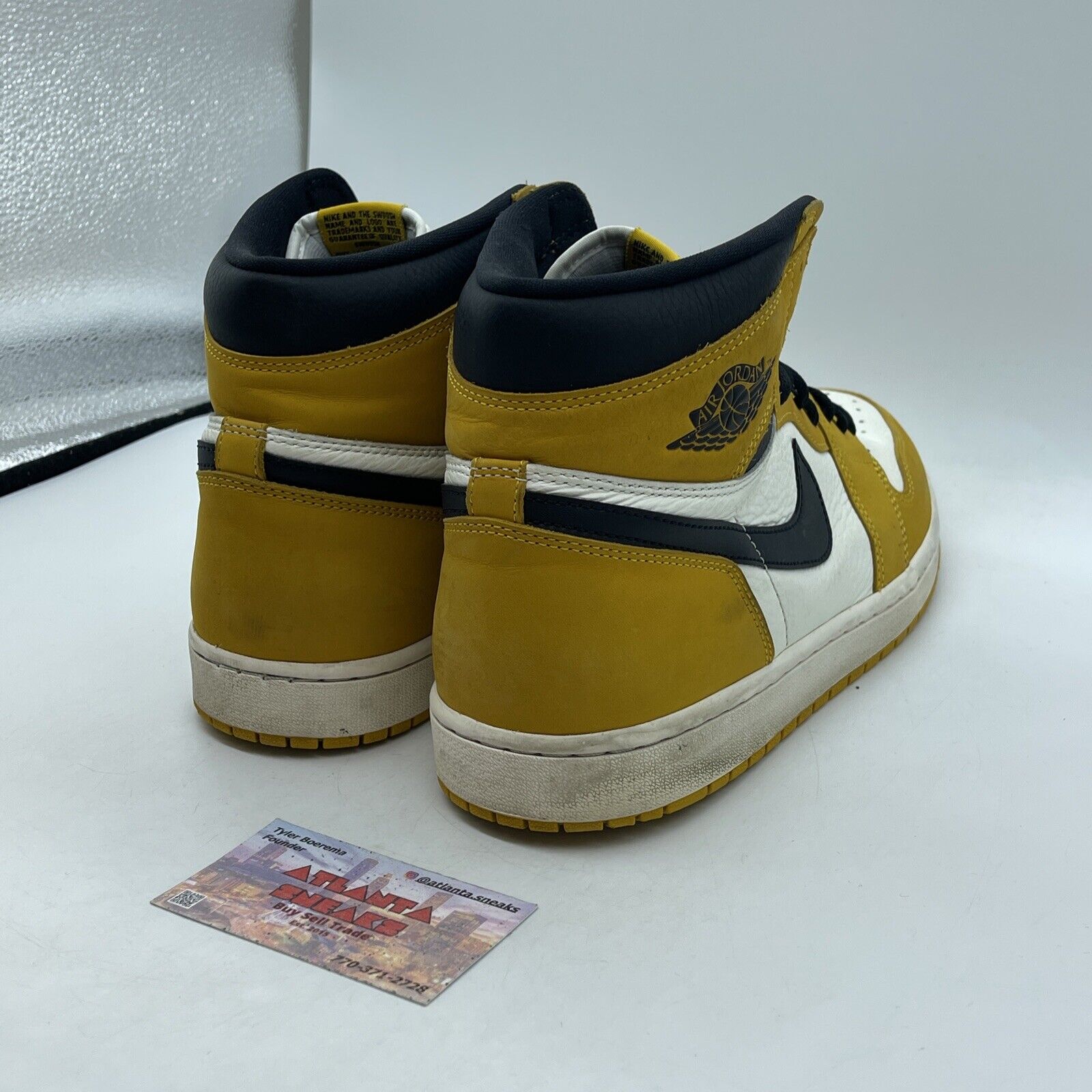 Size 12.5 - Air Jordan 1 Retro OG High Yellow Ochre Suede Leather (DZ5485-701)