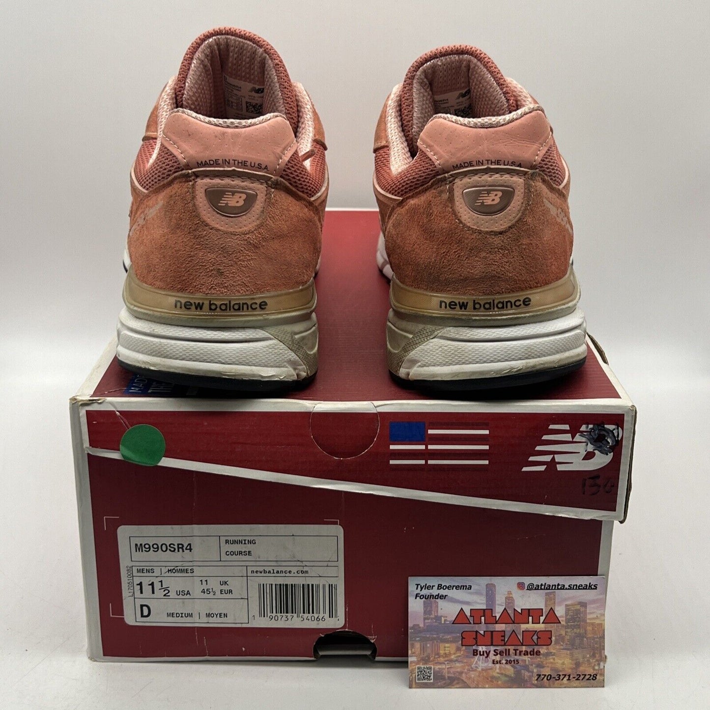 Size 11.5 - New Balance 990v4 Made in USA Sunrise Rose (M990SR4)