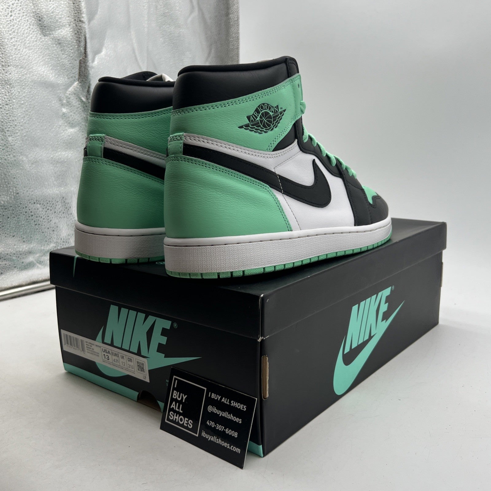 Size 13 - Air Jordan 1 Retro OG High Green Glow (DZ5485-130)