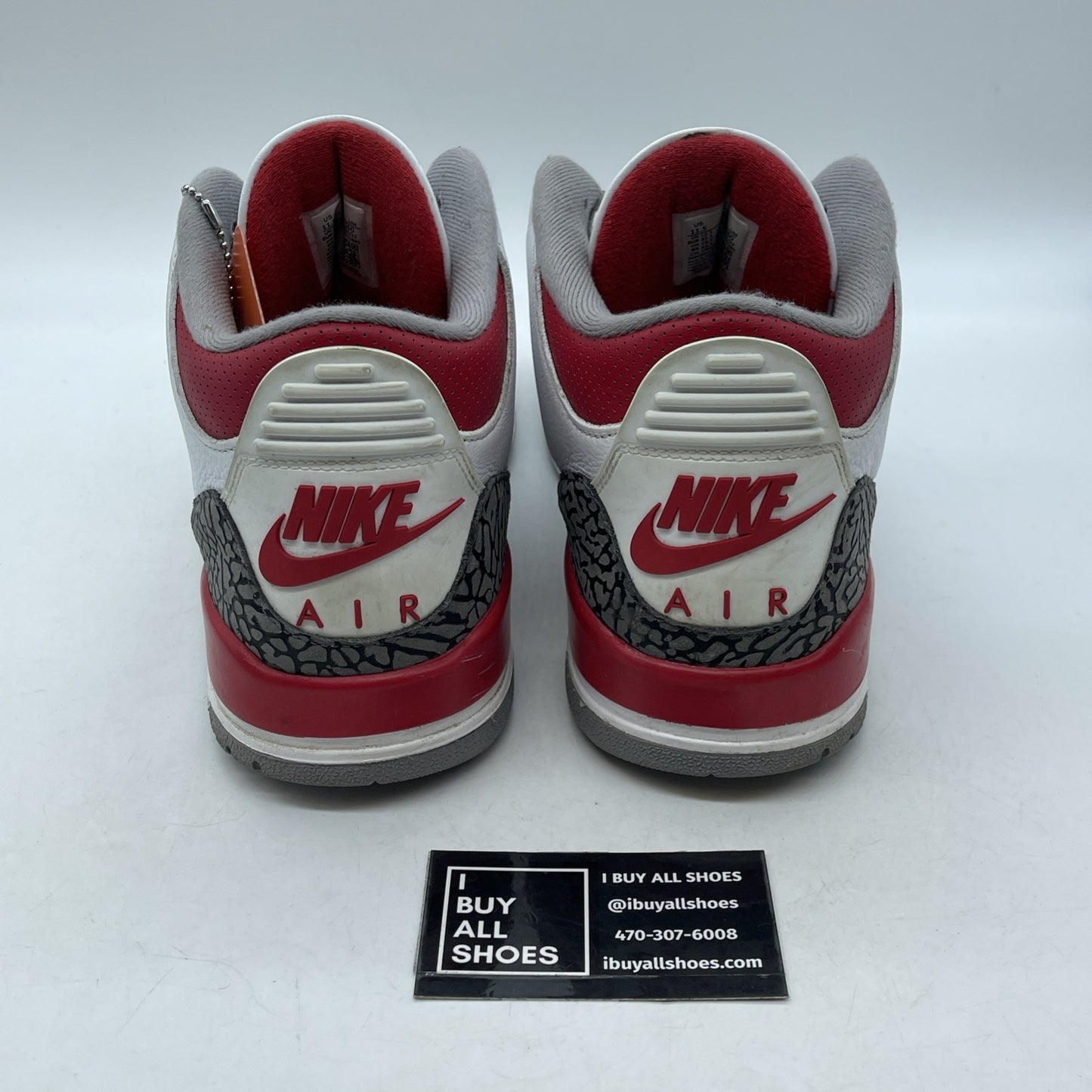 Size 11.5 - Jordan 3 Retro Mid Fire Red White Grey Suede Leather (DN3707-160)
