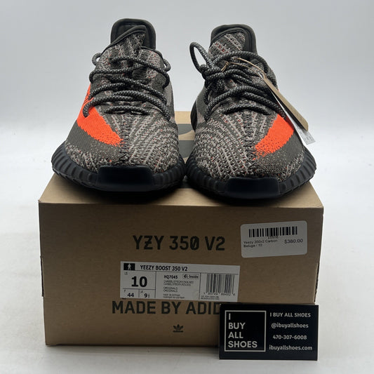 Size 10 - adidas Yeezy Boost 350 V2 Low Carbon Beluga (HQ7045)