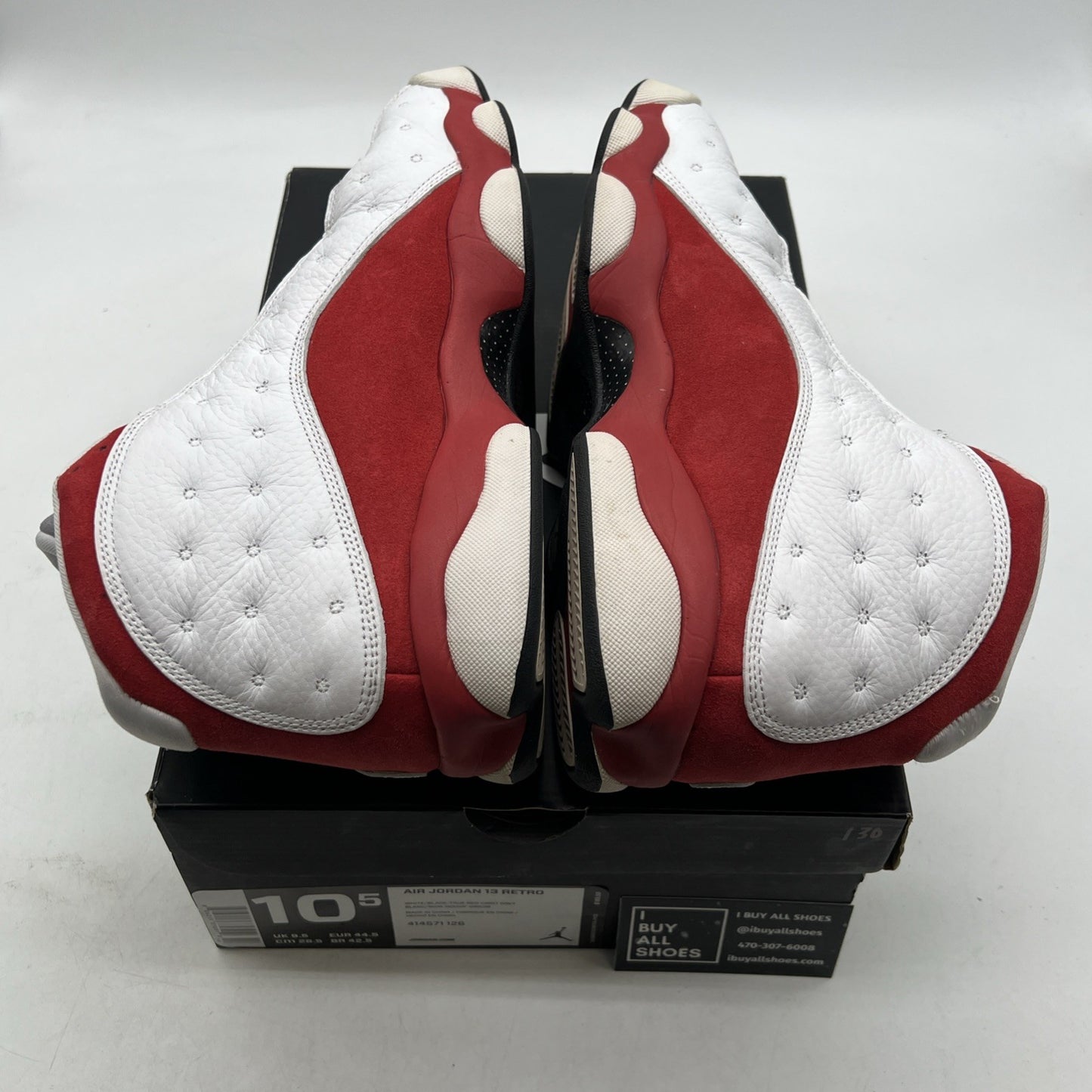 Size 10.5 - Air Jordan 13 Retro 2014 Grey Toe (414571-126)