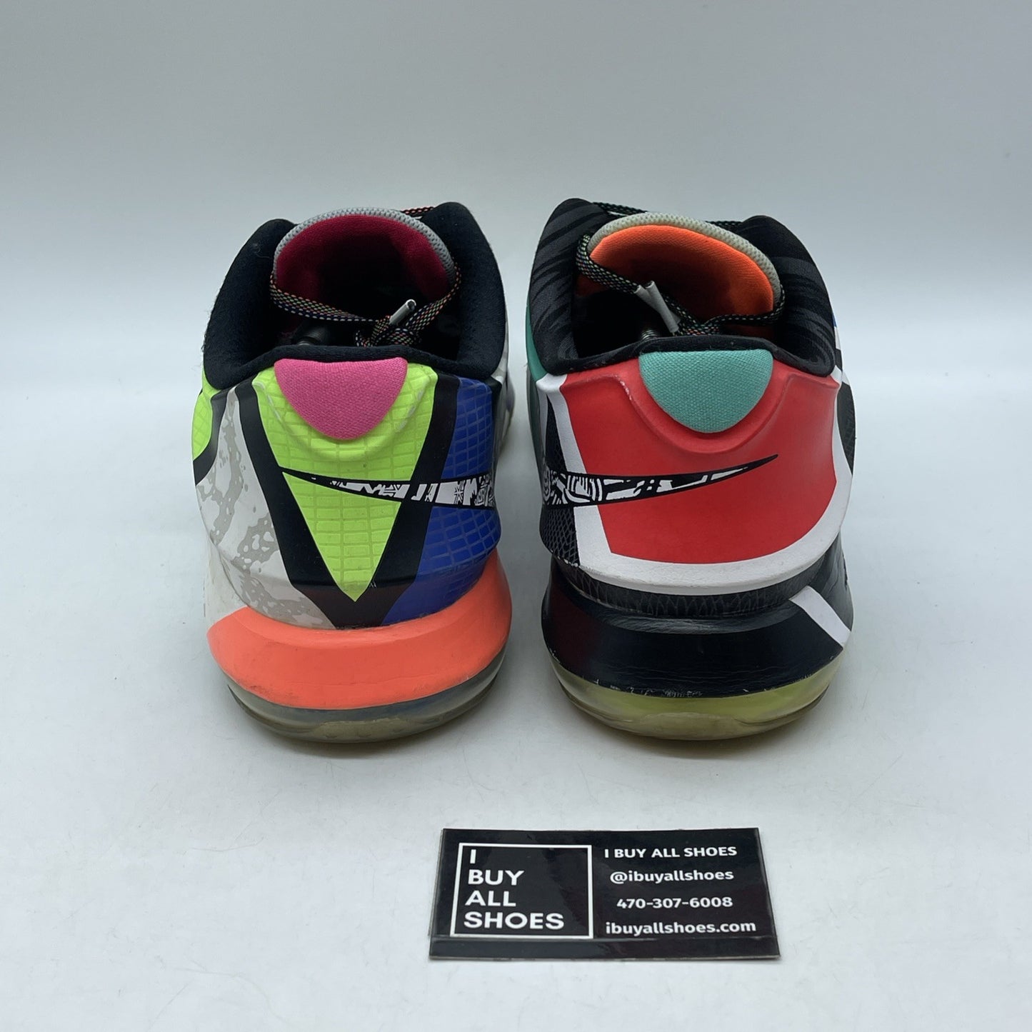 Size 14 - Nike KD 7 What The KD White Black Suede Leather (801778-944)
