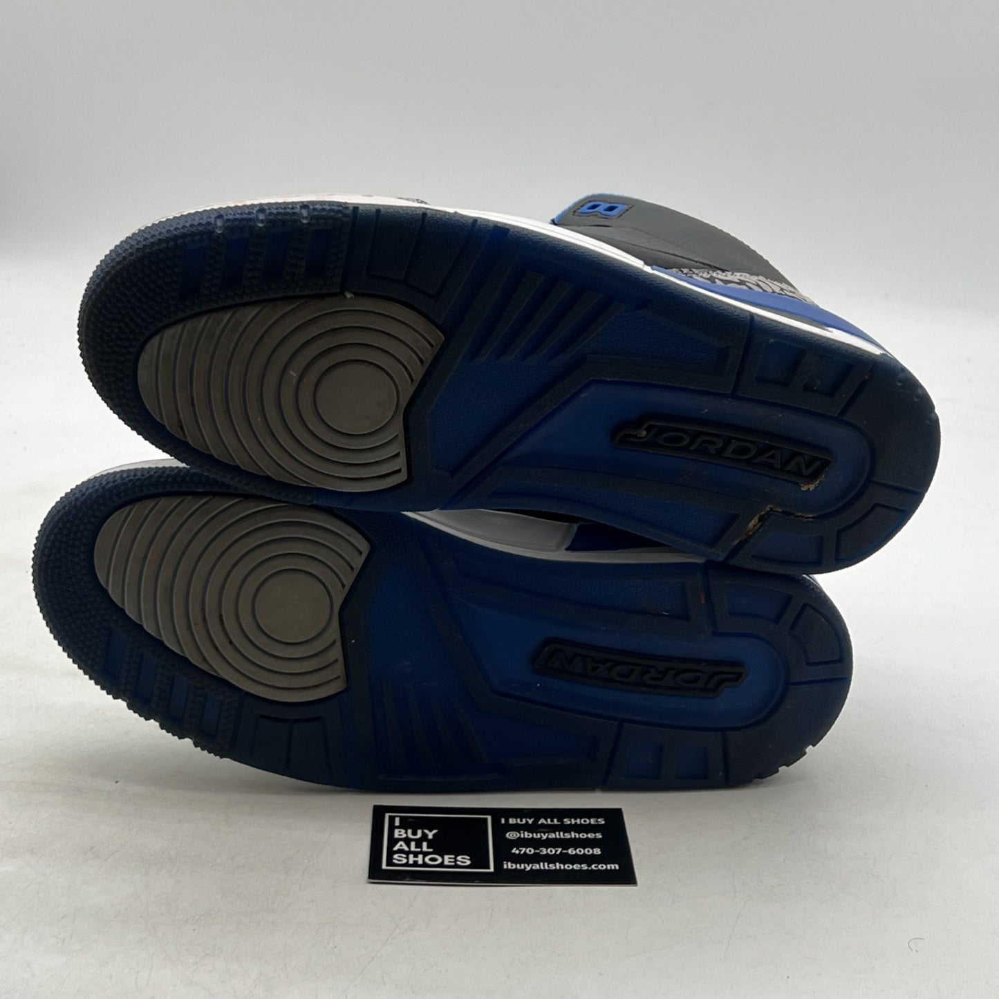 Size 9.5 - Air Jordan 3 Retro Sport Blue (136064-007)