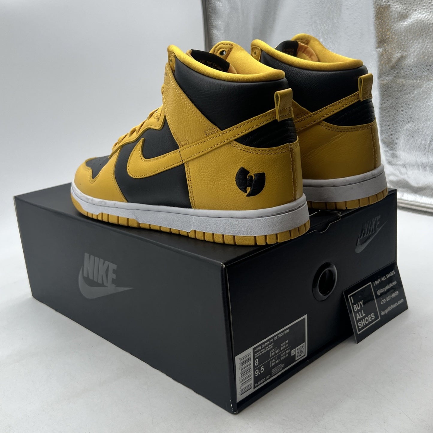 Size 8 - Nike Wu-Tang x Dunk Retro Premium 2024 High Yellow (HJ4320-001)