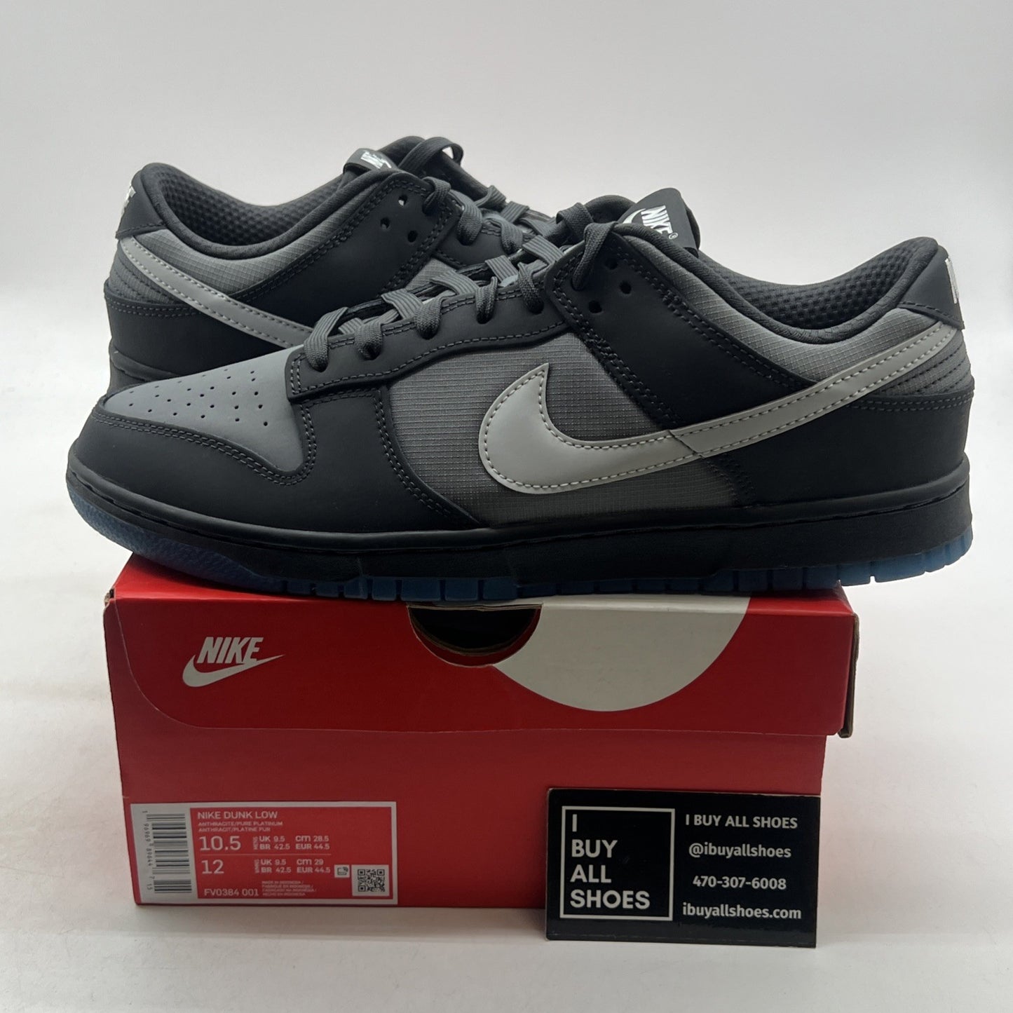 Size 10.5 - Nike Dunk Low Anthracite (FV0384-001)