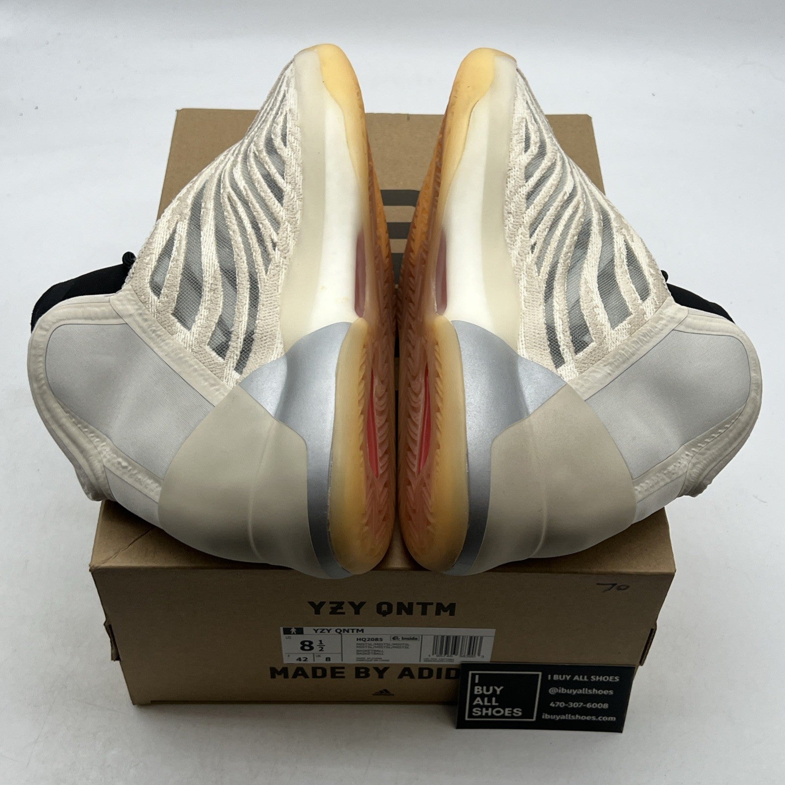 Size 8.5 - adidas Yeezy Quantum Mist Slate (HQ2085)