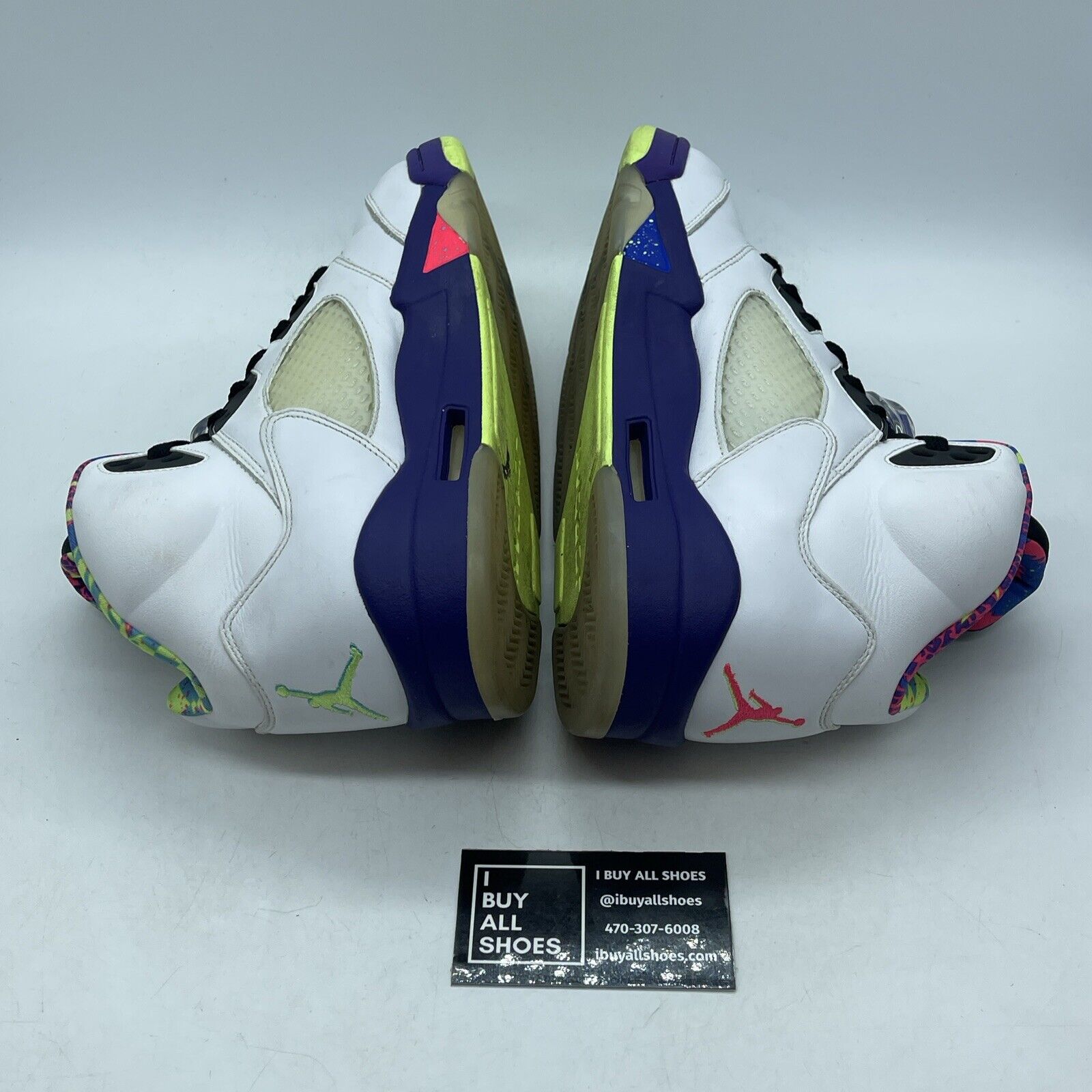 Size 9.5 - Jordan 5 Retro Alternate Bel-Air White Purple Leather (DB3335-100)