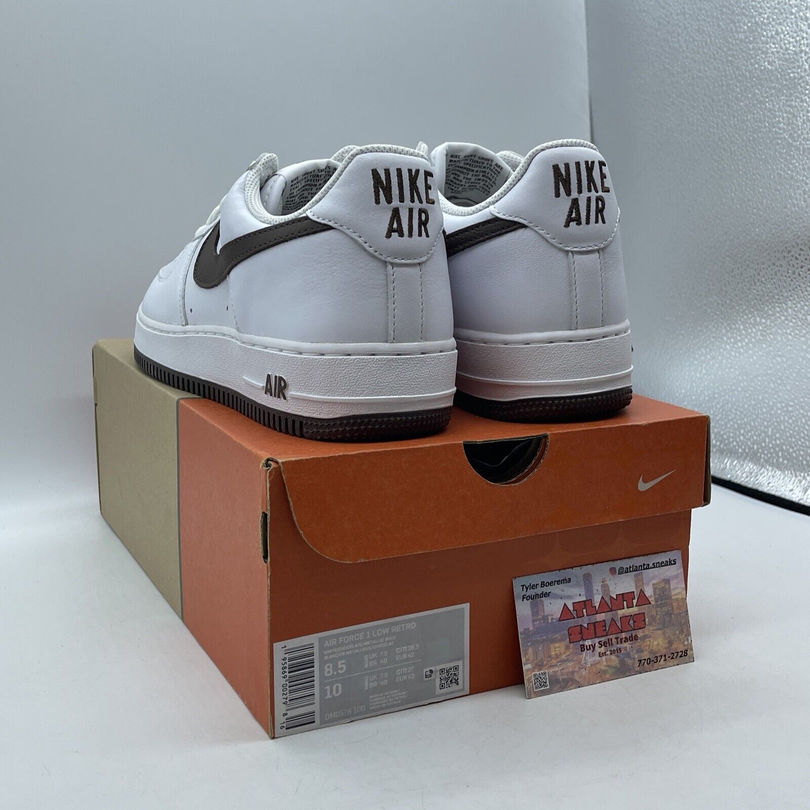 Size 8.5 - Nike Air Force 1 Low Color of the Month White Chocolate (DM0576-100)