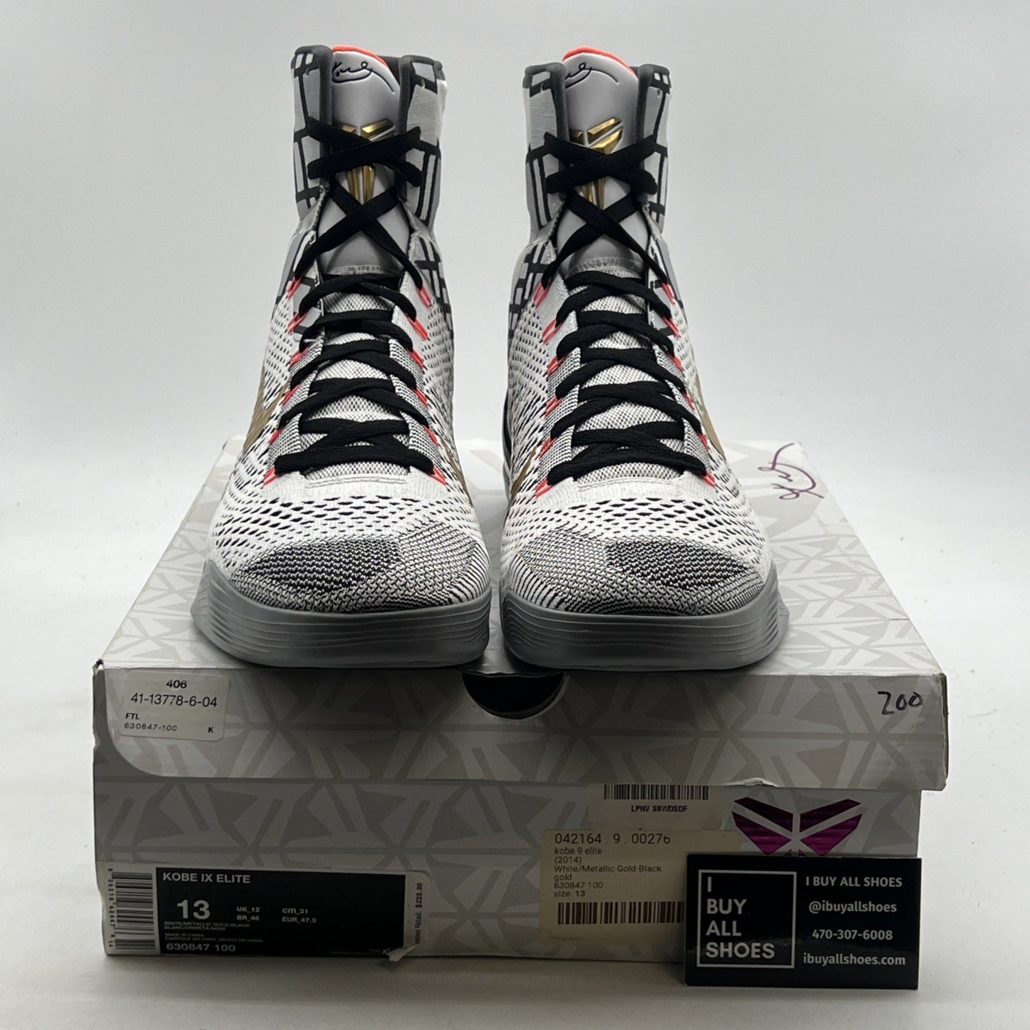 Size 13 - Nike Kobe 9 Elite Fundamentals (630847-100)