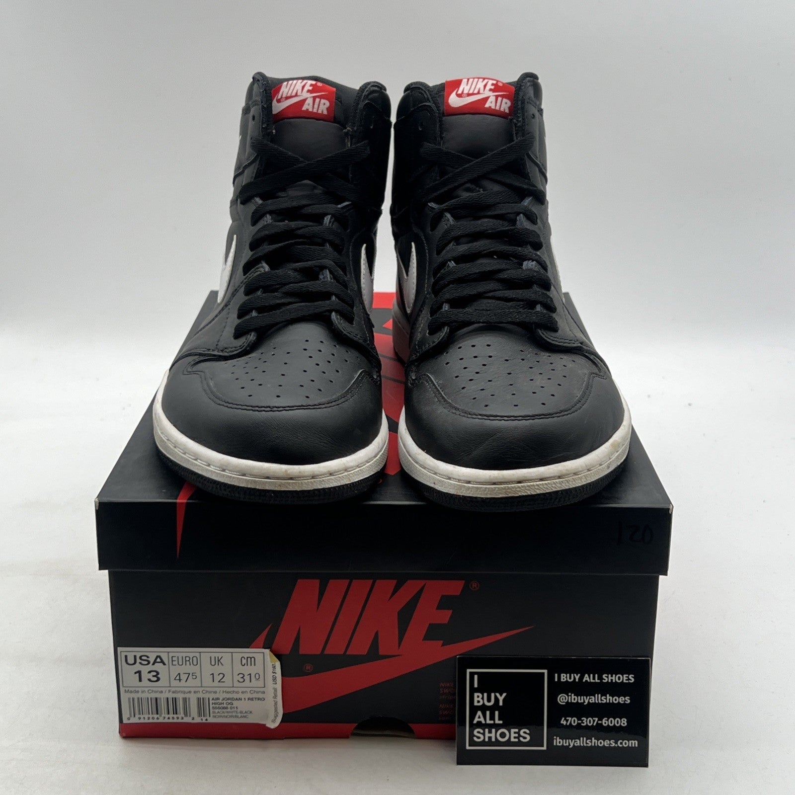 Size 13 - Air Jordan 1 Retro OG Prm High Yin Yang (555088-011)