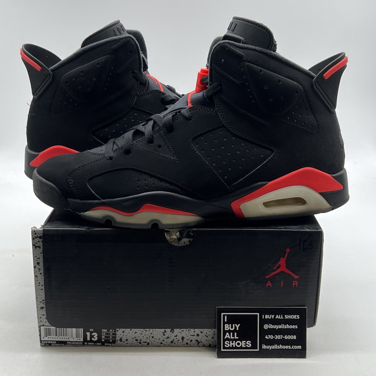 Size 13 - Air Jordan 6 Retro Mid Infrared (384664-060)