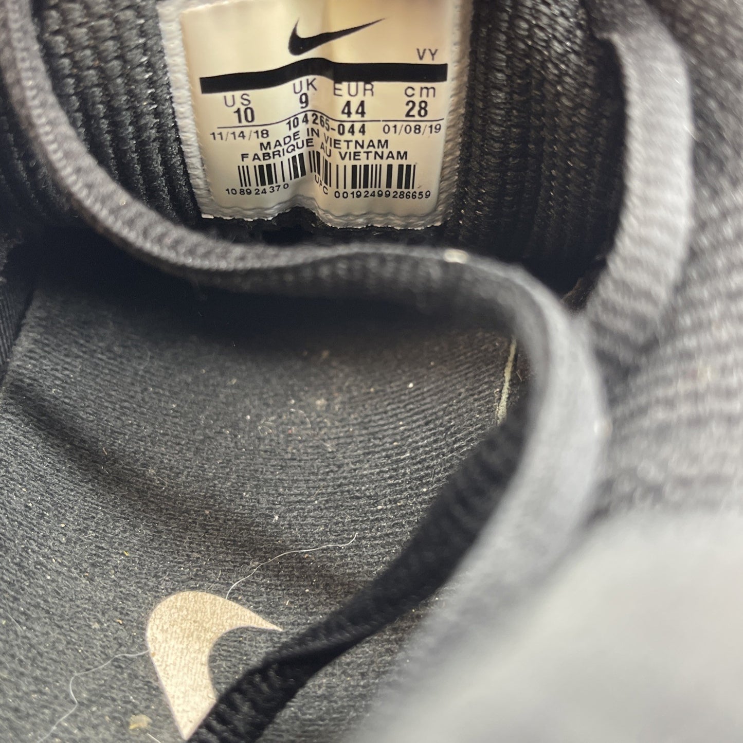 Size 10 - Nike Shox R4 Black Suede Leather  (HQ1988-001)