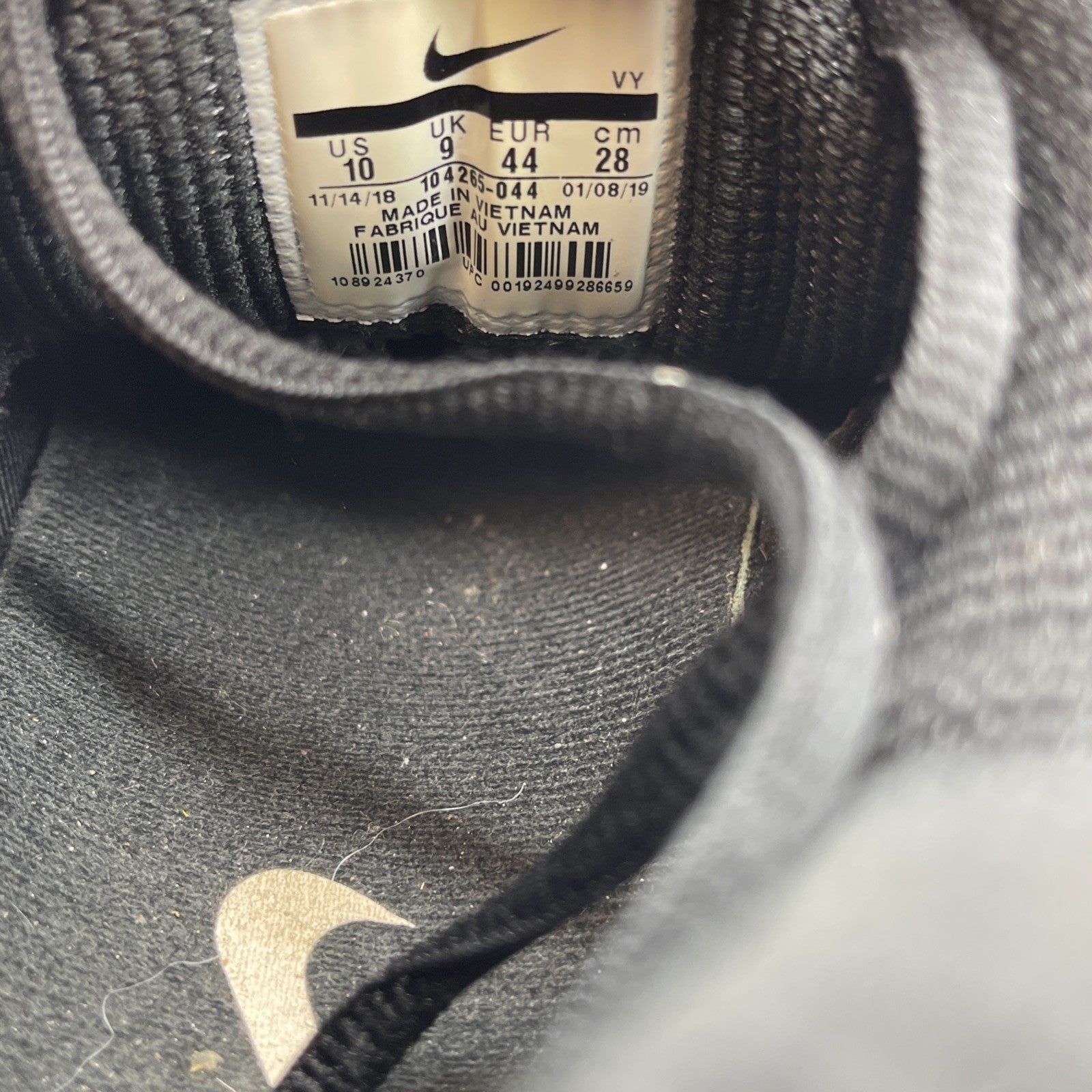 Size 10 - Nike Shox R4 Black Suede Leather  (HQ1988-001)