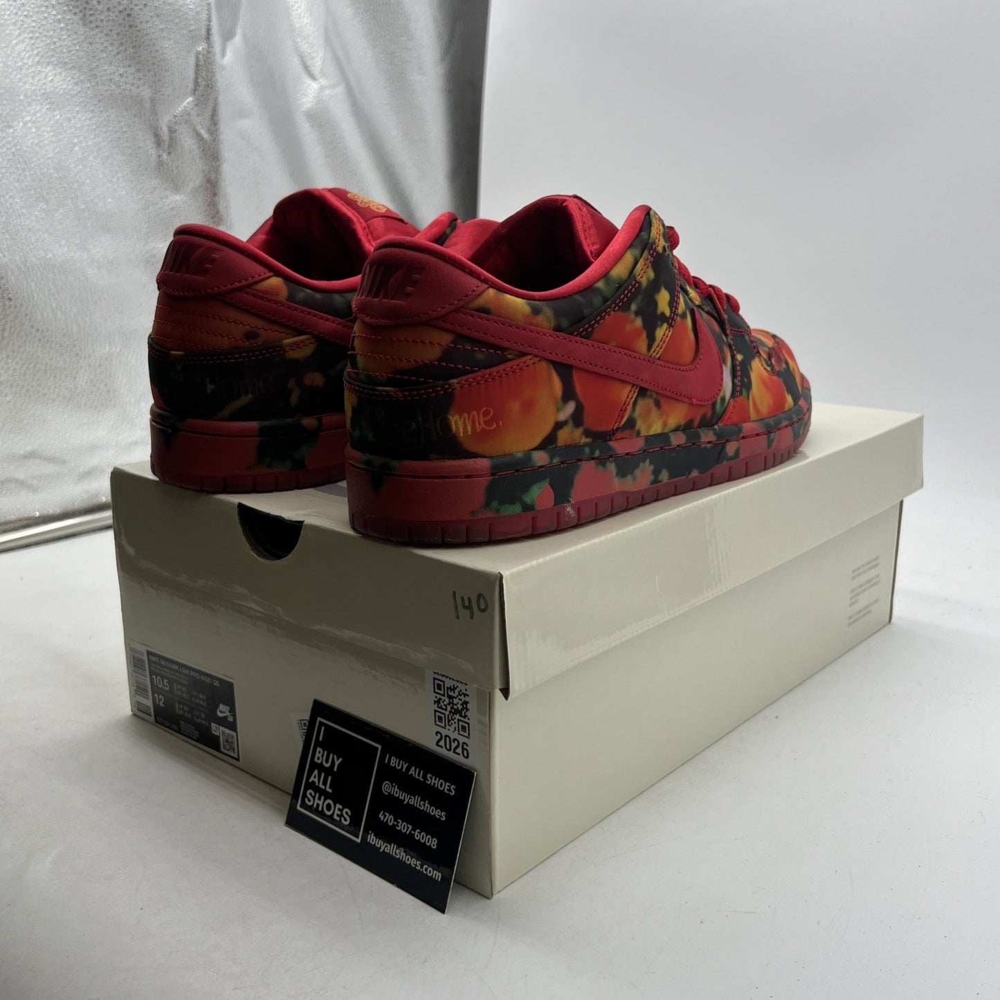 Size 10.5 - Nike The Wizard of Oz x Dunk SB Low Poppy Field (FZ1291-600)