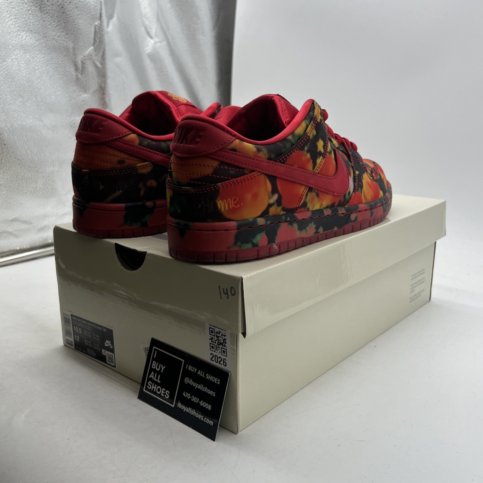 Size 10.5 - Nike The Wizard of Oz x Dunk SB Low Poppy Field (FZ1291-600)