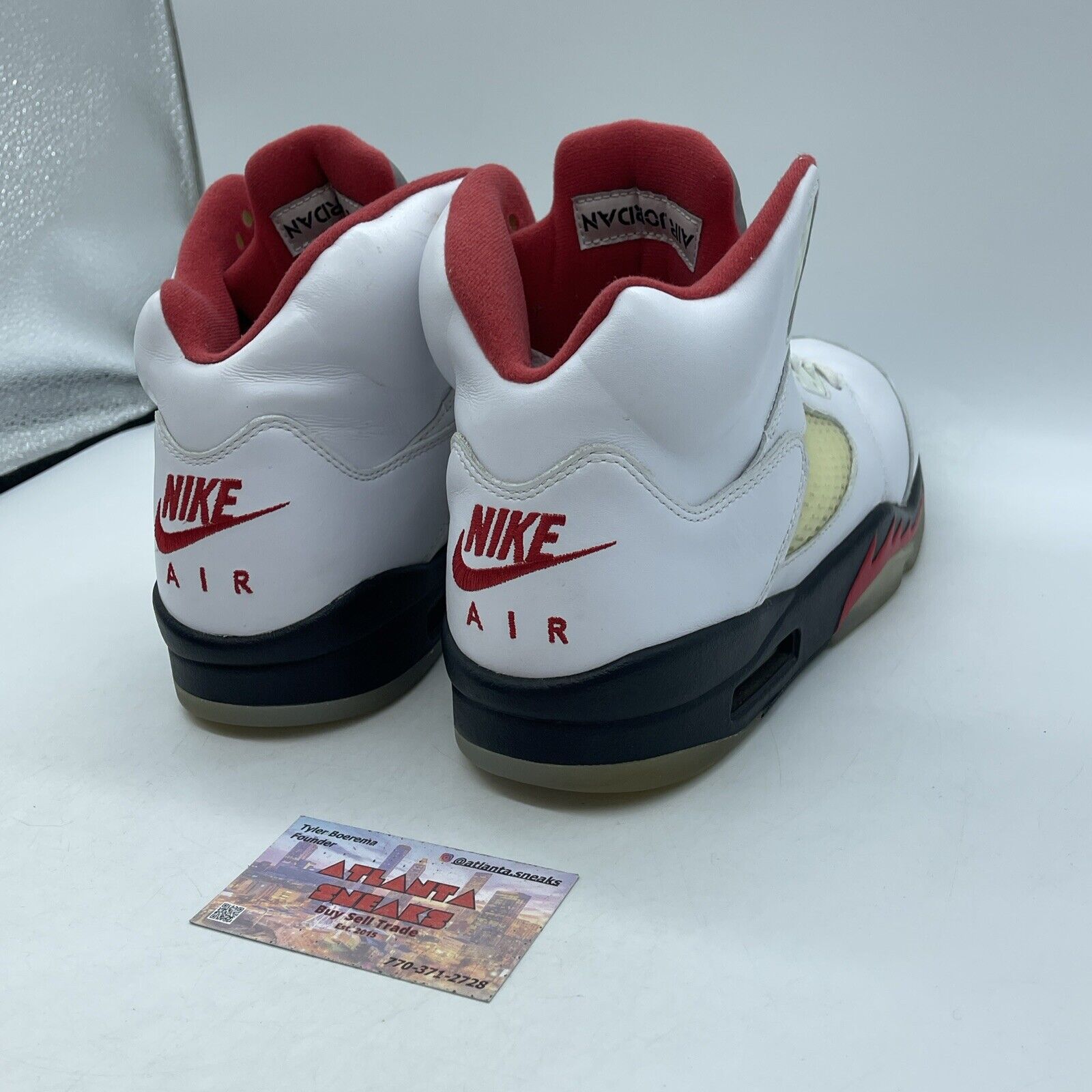 Size 11 - Jordan 5 Retro Mid Fire Red Black White Leather (DA1911-102)