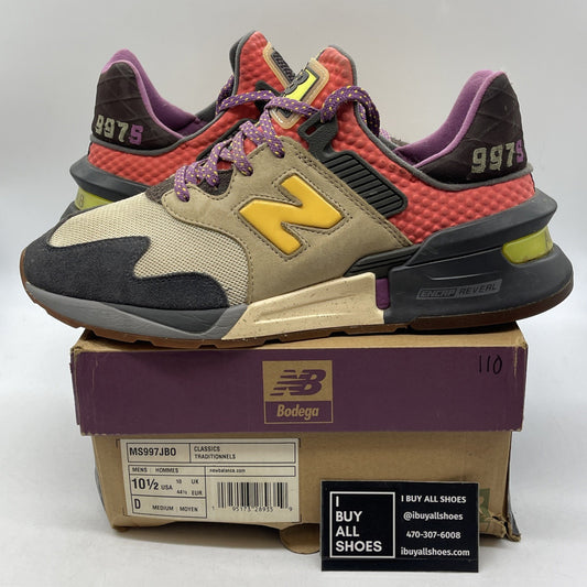 Size 10.5 - BALANCE 997S BODEGA BETTER DAYS BEIGE GREY RED (MS997JBO)