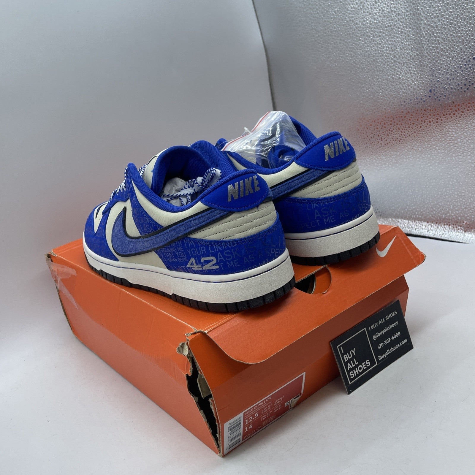 Size 12.5 - Nike Dunk Low Jackie Robinson (DV2122-400)