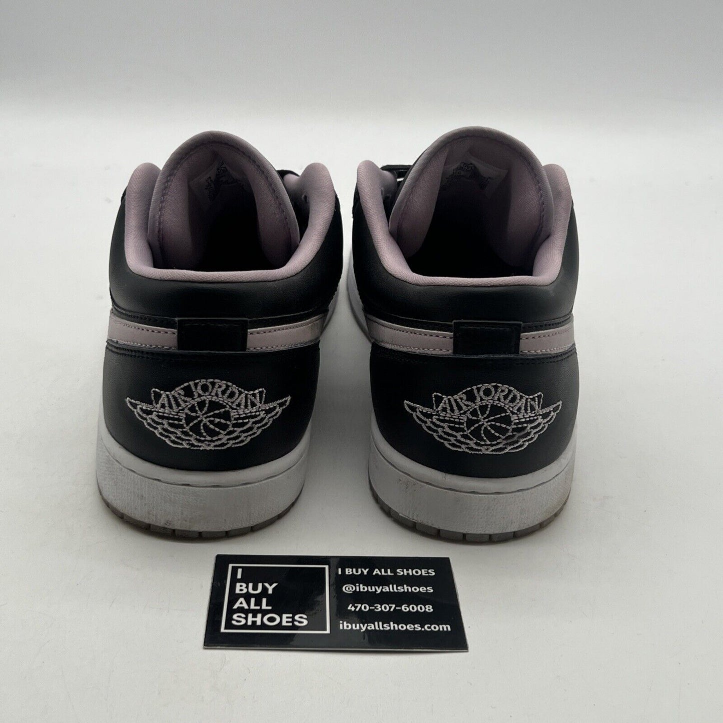 Size 13 - Air Jordan 1 SE Low Black Iced Lilac (DV1309-051)