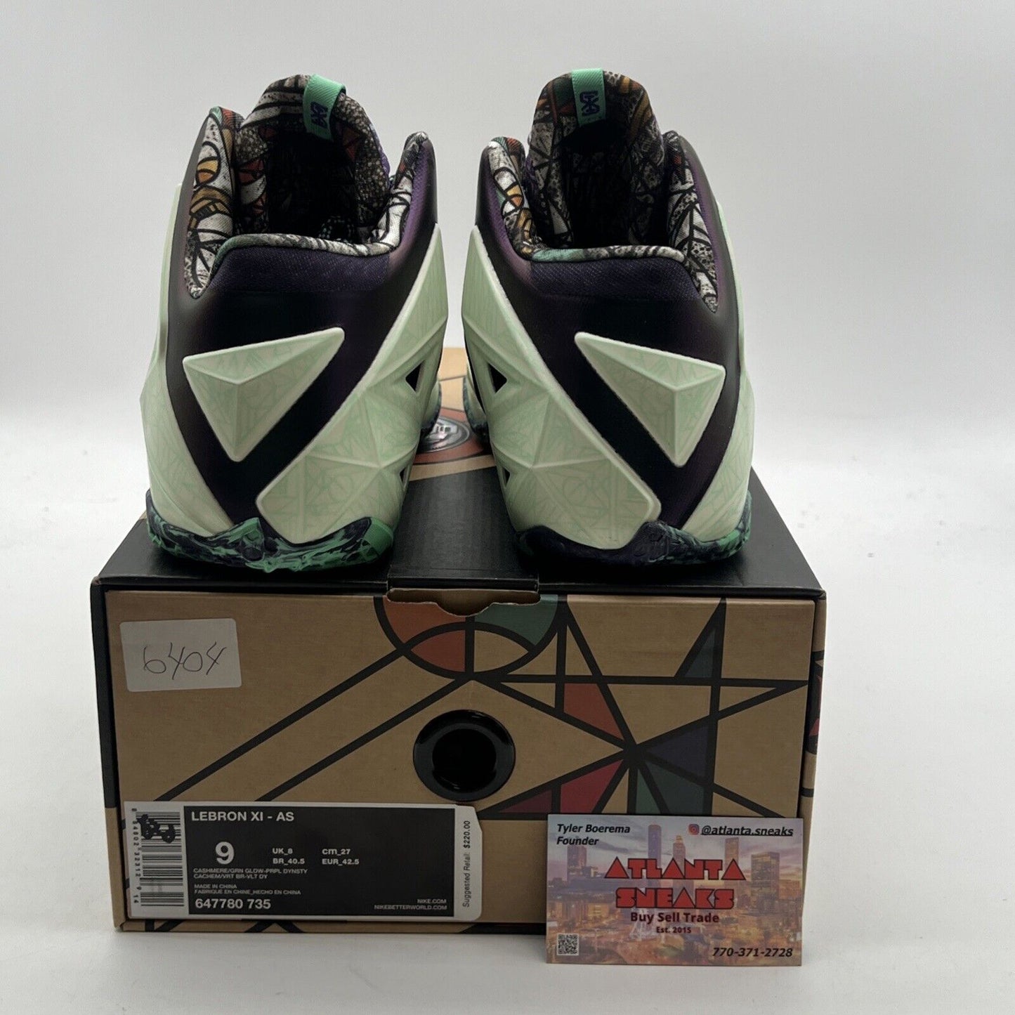 Size 9 - Nike LeBron 11 All Star - Gator King (647780-735)