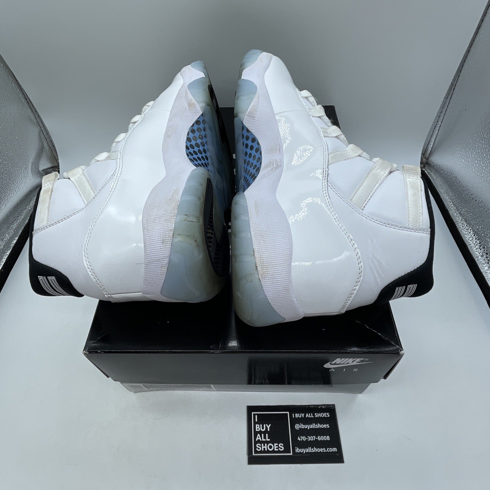 Size 8.5 - Air Jordan 11 Retro 2024 Legend Blue White Black Leather (CT8012-104)