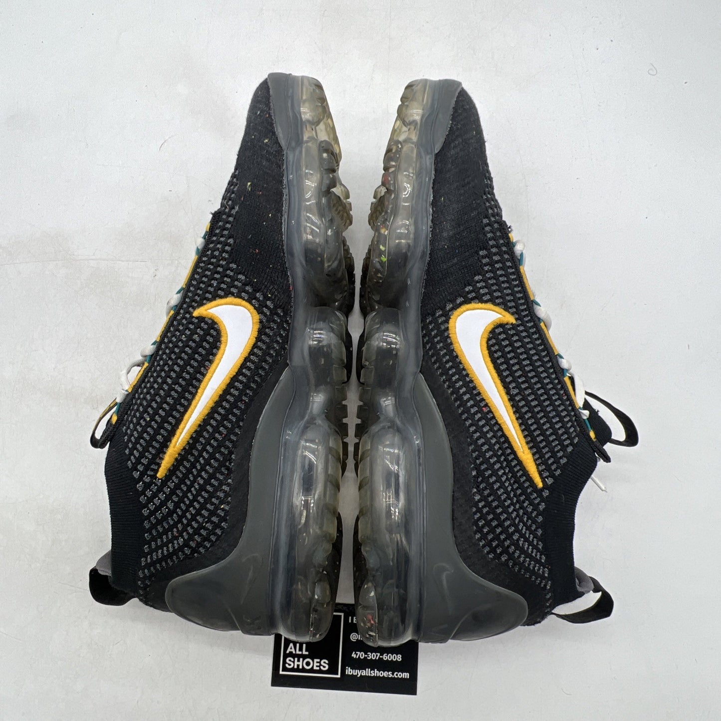 Size 11 - Nike Air VaporMax 2021 Flyknit Black University Gold (DH4086-001)