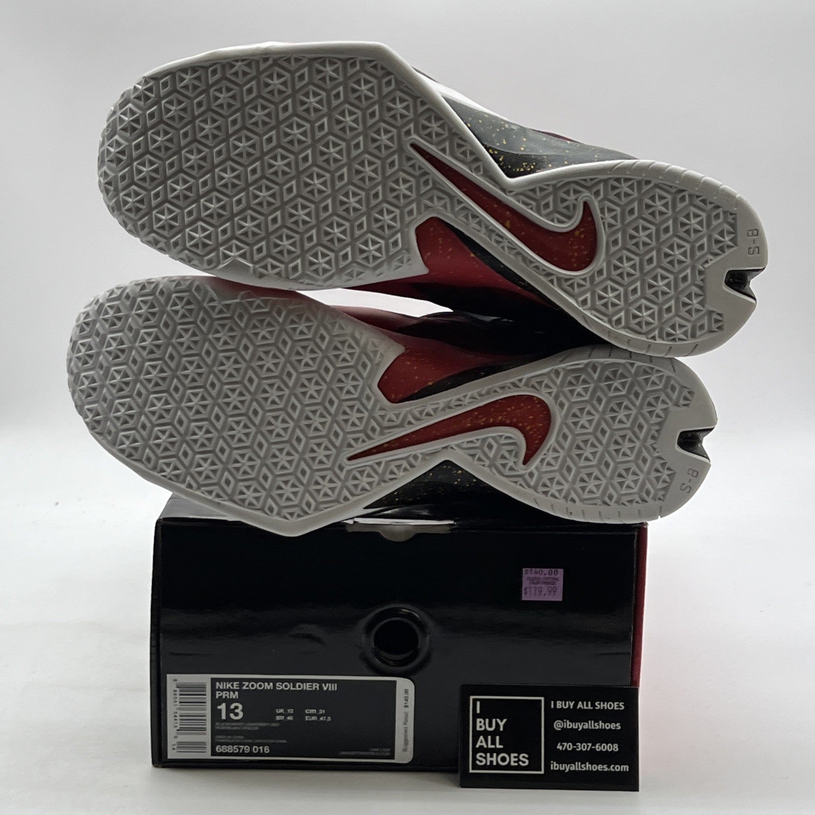 Size 13 - Nike Zoom Soldier 8 Prm Christmas (688579-016)