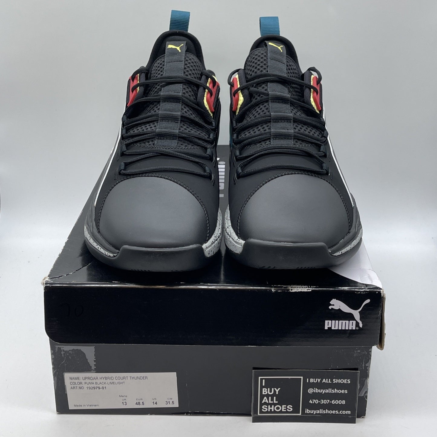 Size 14 - Puma Uproar Hybrid Spectra Black Marvin Bagley Exclusive (192979-01)