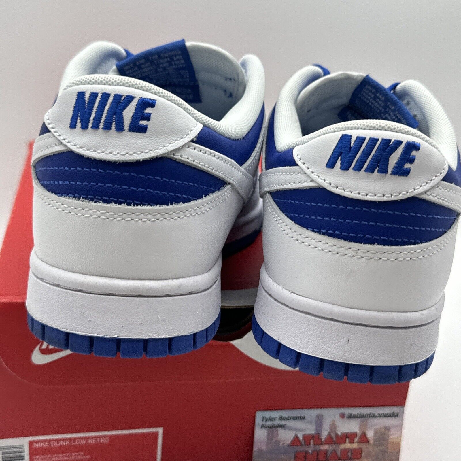 Size 11 - Nike Dunk Low Racer Blue 2022 White Blue Royal