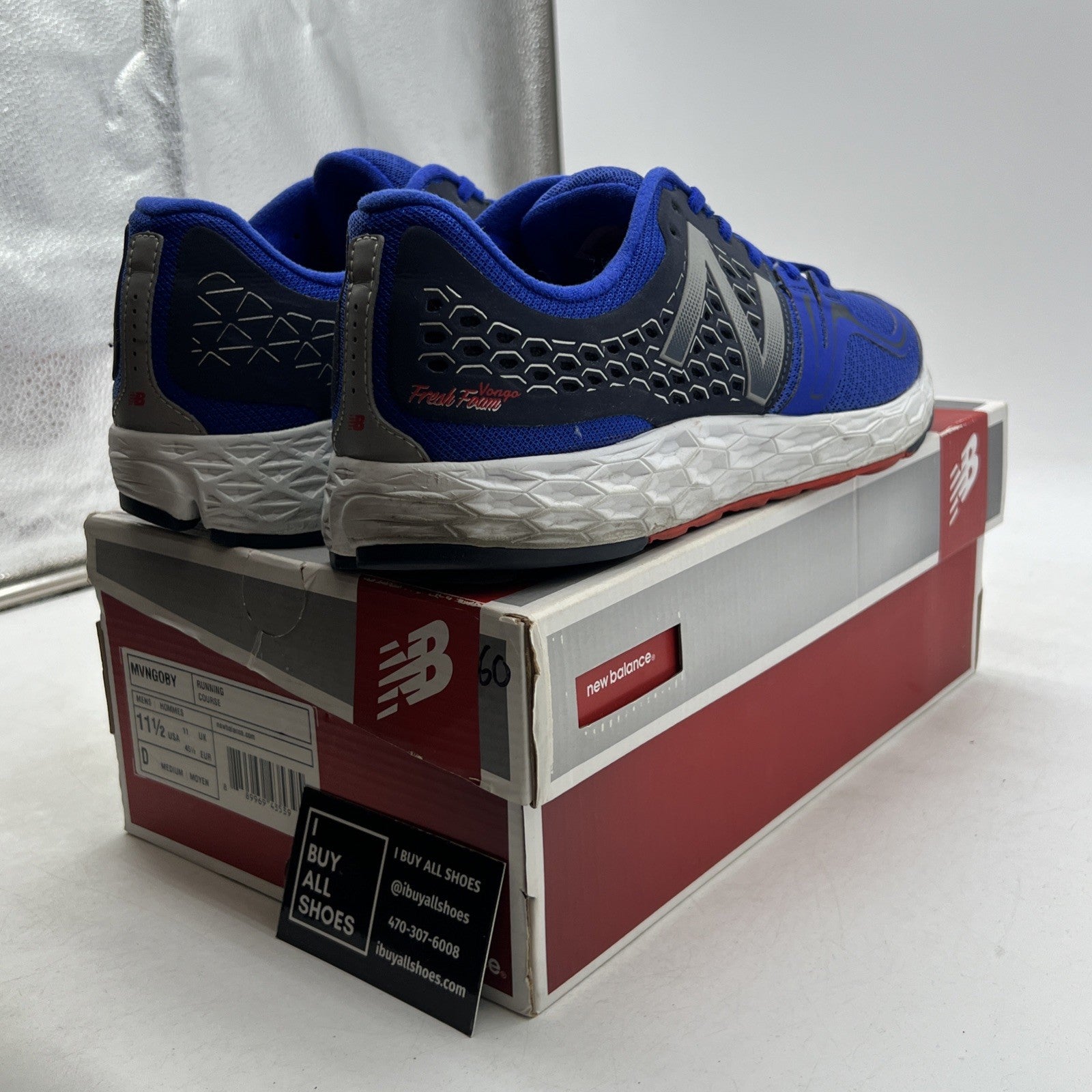 Size 11.5 - New Balance Vongo Fresh Foam Blue (MVNG0BY)
